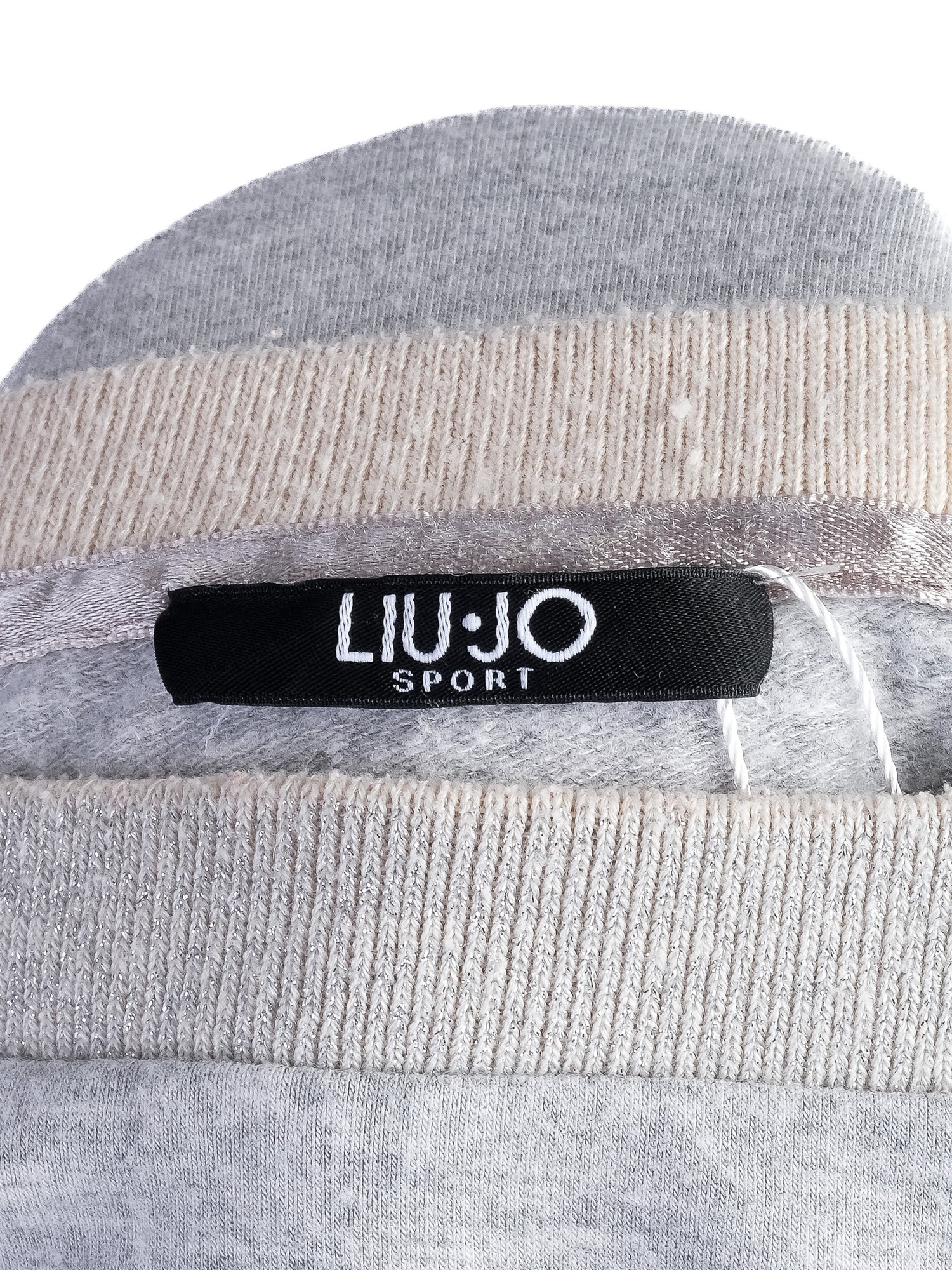 Excellent Liu Jo Gray Sweatshirt Leopard Print Pants Set XS