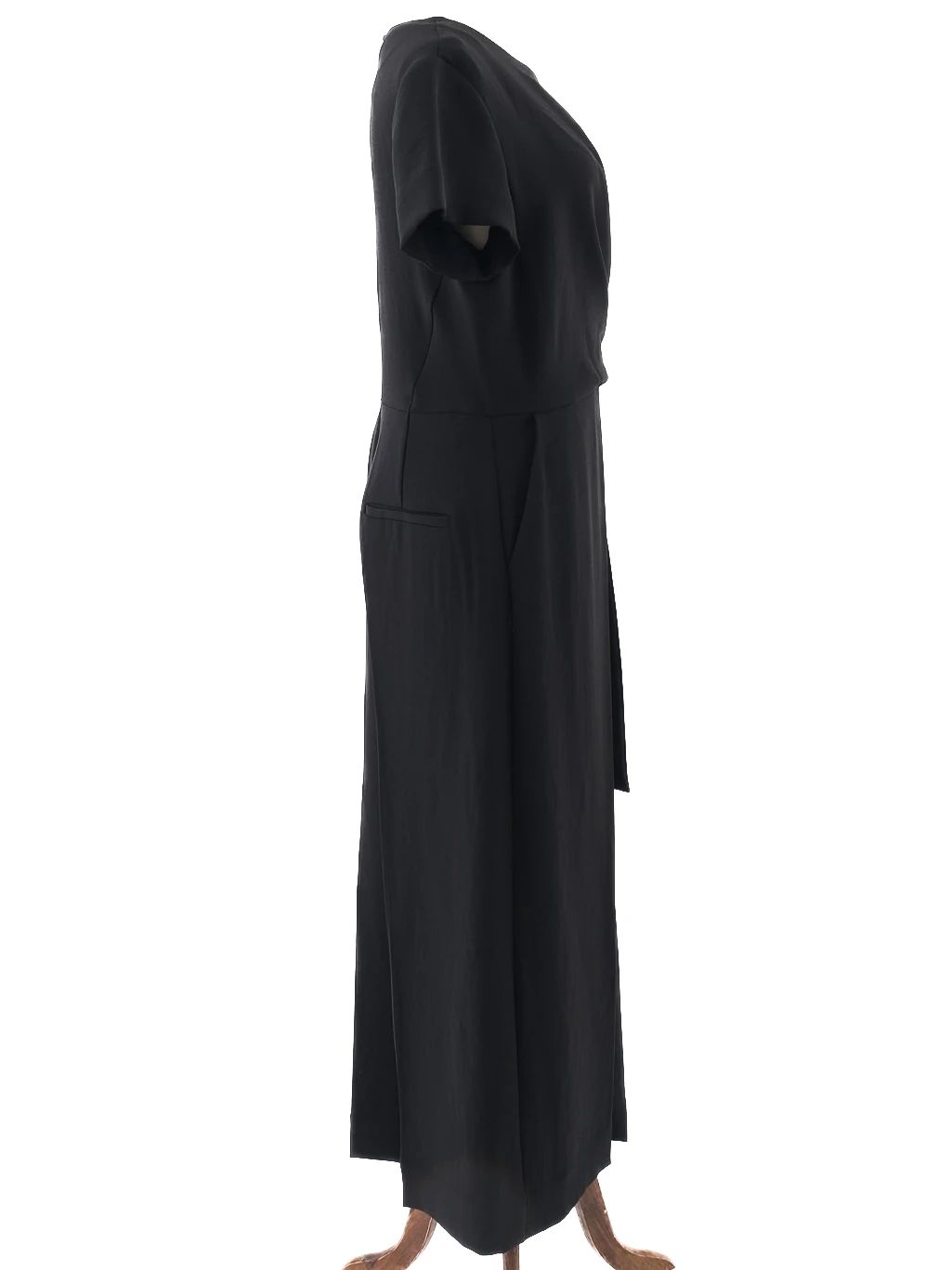Excellent Cos Black Wrap Dress Size L Women&