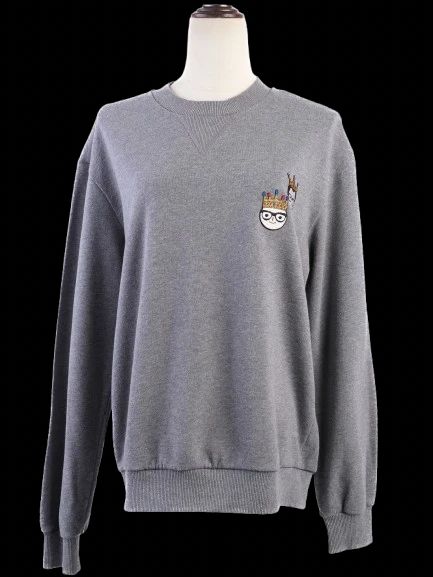 Excellent Dolce Gabbana Gray Cotton Sweatshirt Size S with