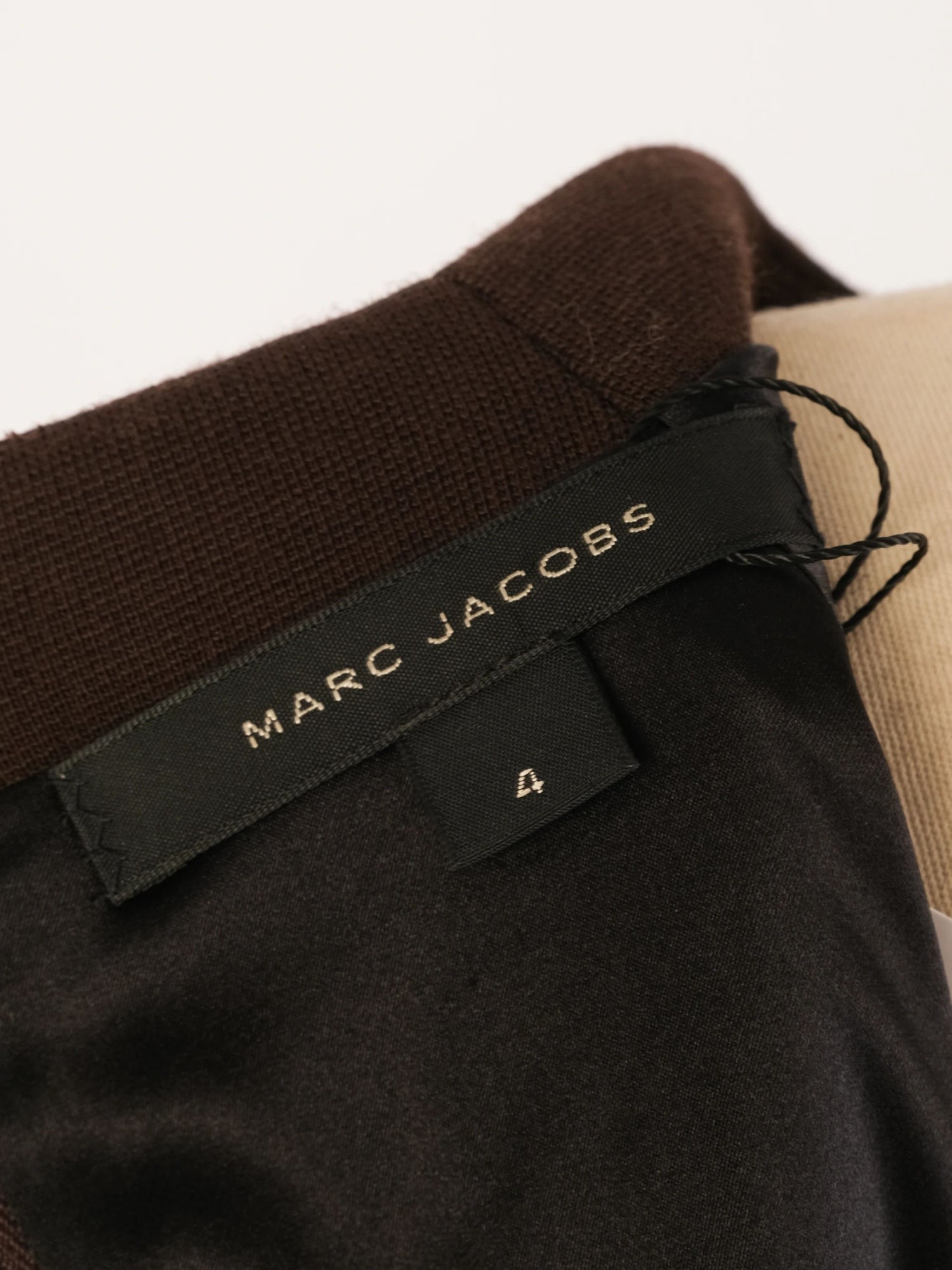 Excellent Marc Jacobs Orange Wool Dress Size S with Pockets