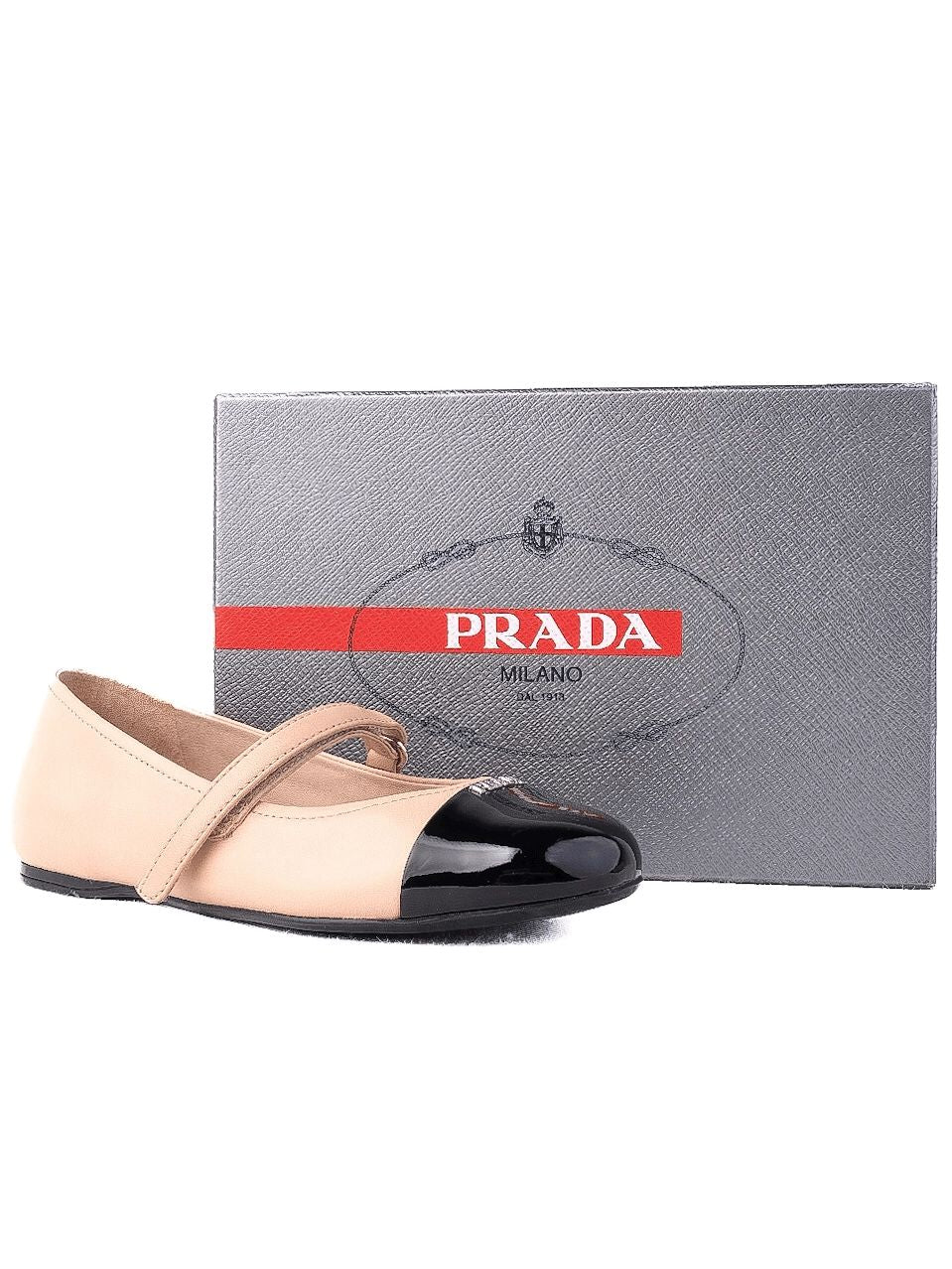 Perfect Prada Mary Jane Style Shoes White Leather Size 31 for Kids