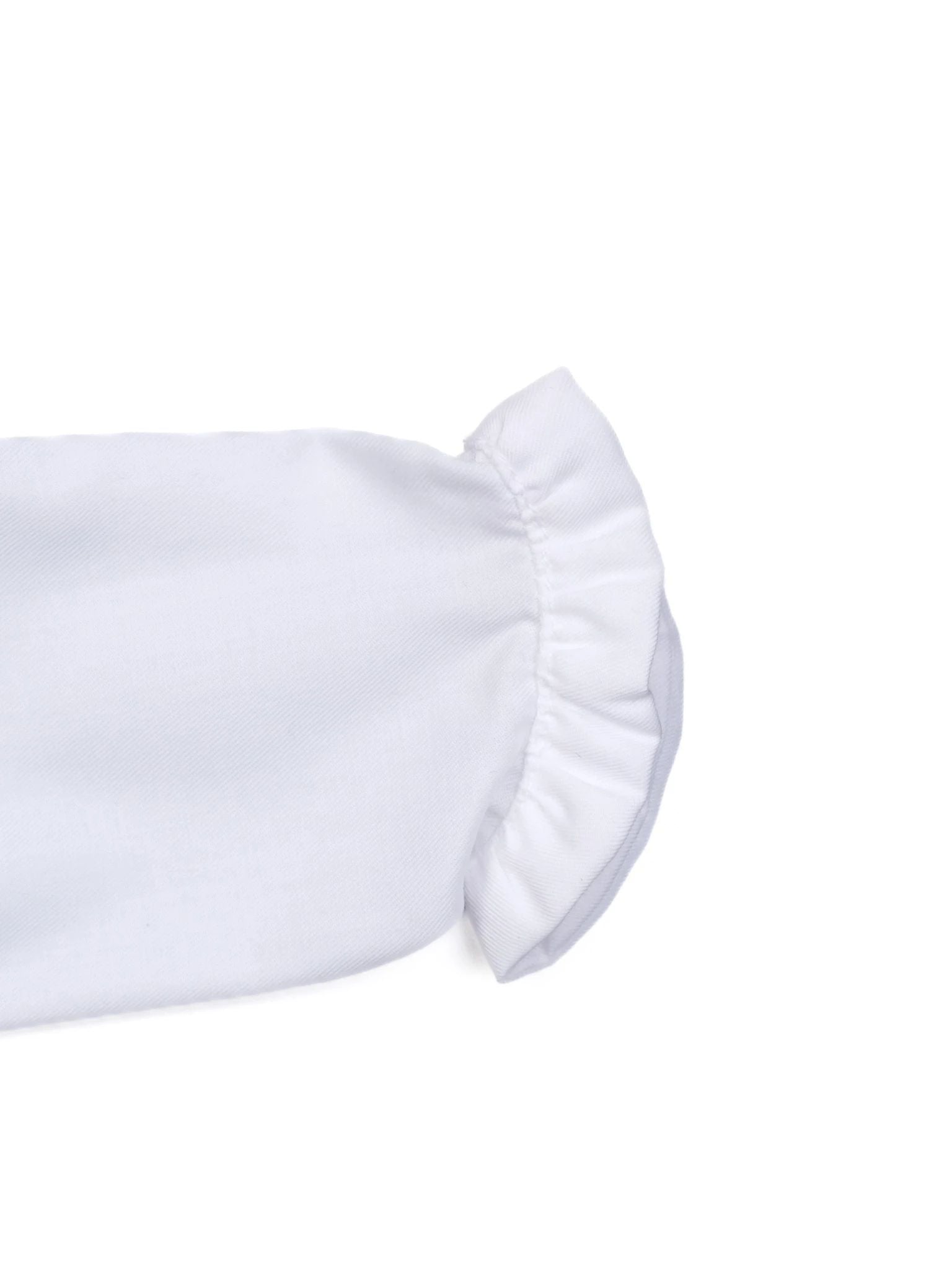 Excellent Fleurisse White Cotton Blouse for Infants Size 1.5