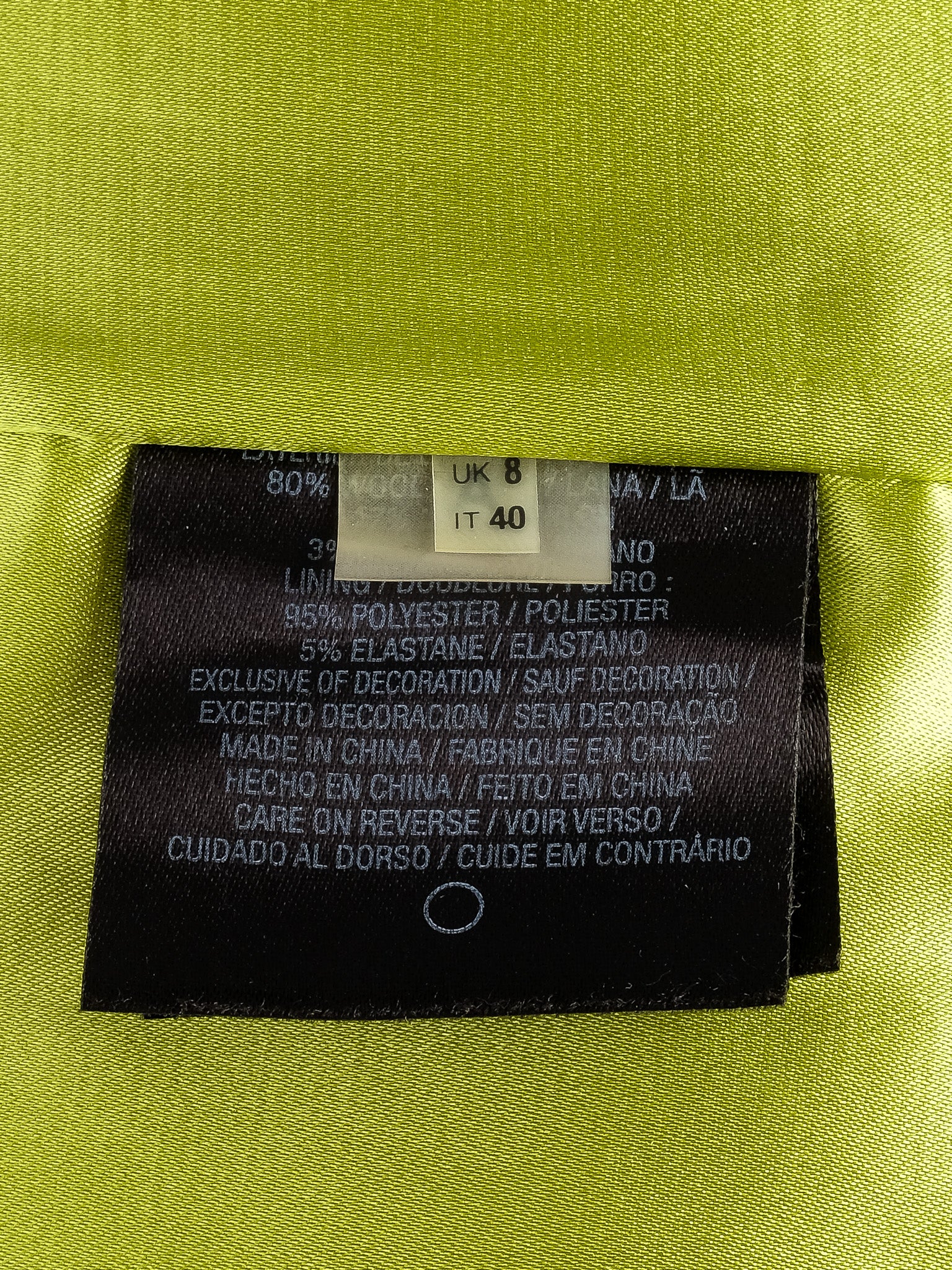 Elie Tahari WomenÕs Sleeveless Dress M Wool Black Blue Multicolor Hem