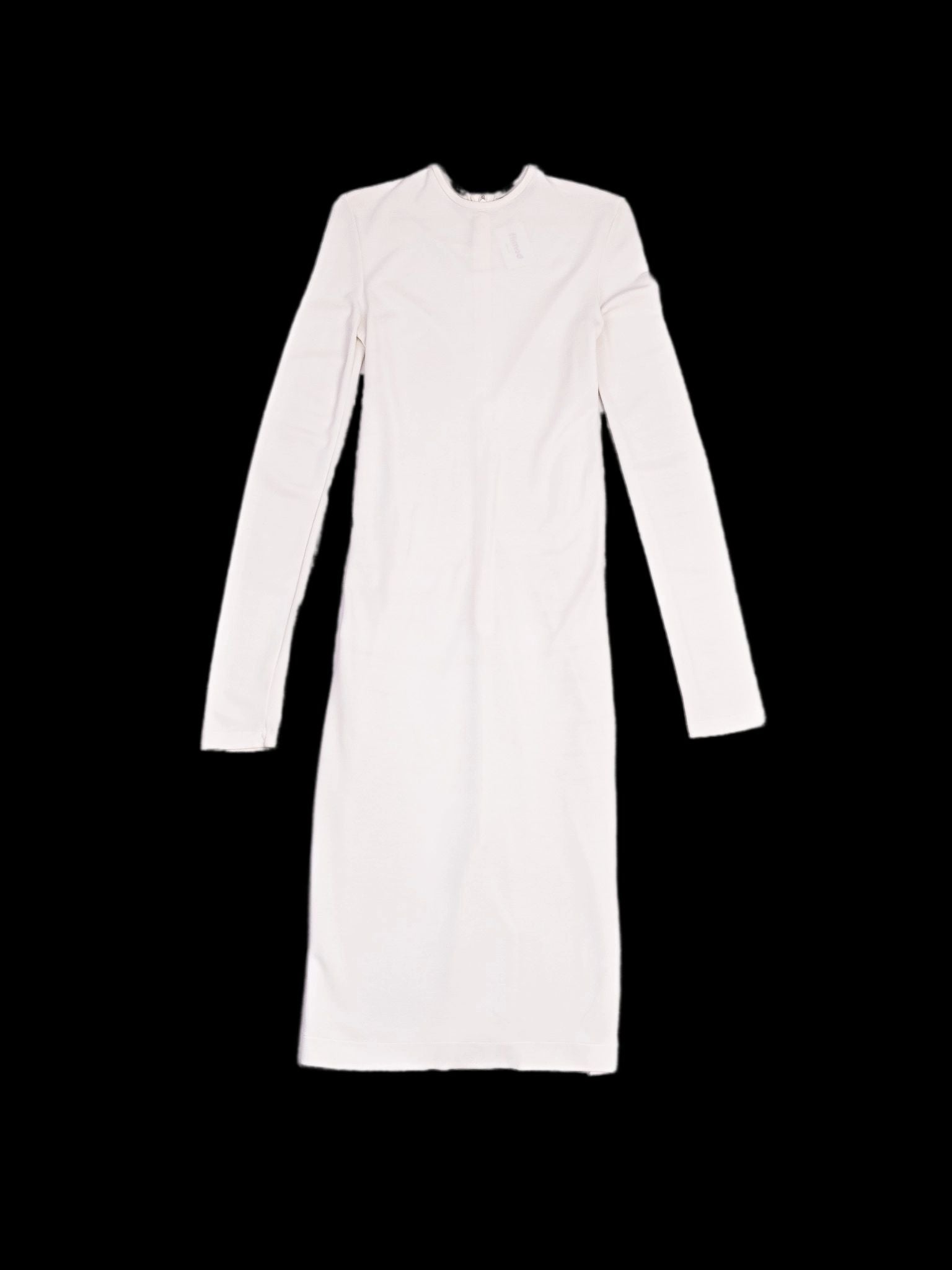 Excellent Givenchy White Long-Sleeved Dress Size S Viscose