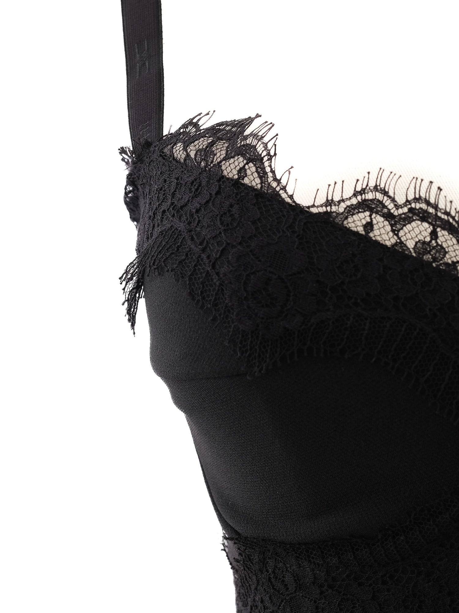 Excellent Elisabetta Franchi Black Dress with Lace Detail Size S