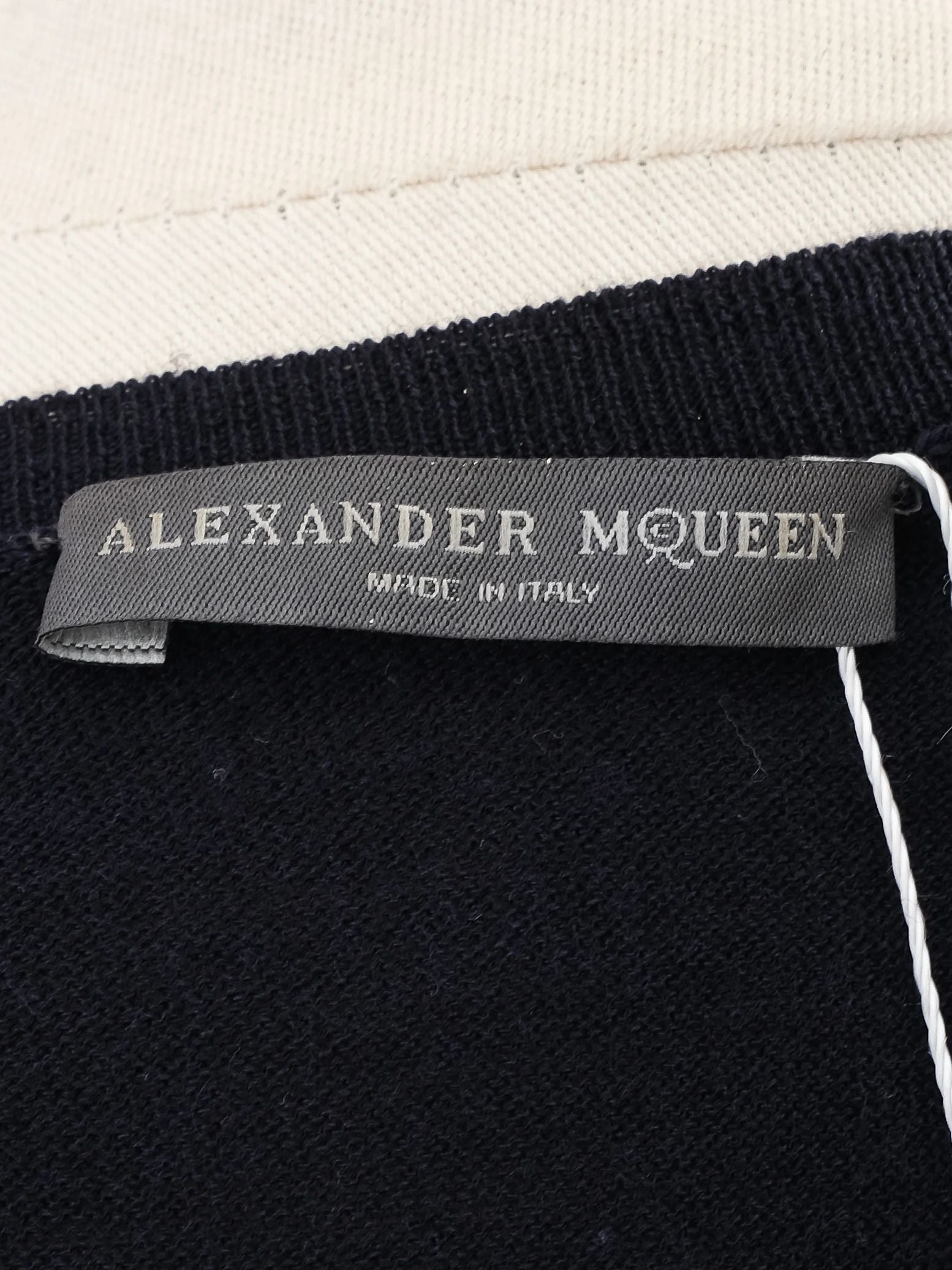 NEW Alexander McQueen Black Wool Sleeveless Tank Top Size XS