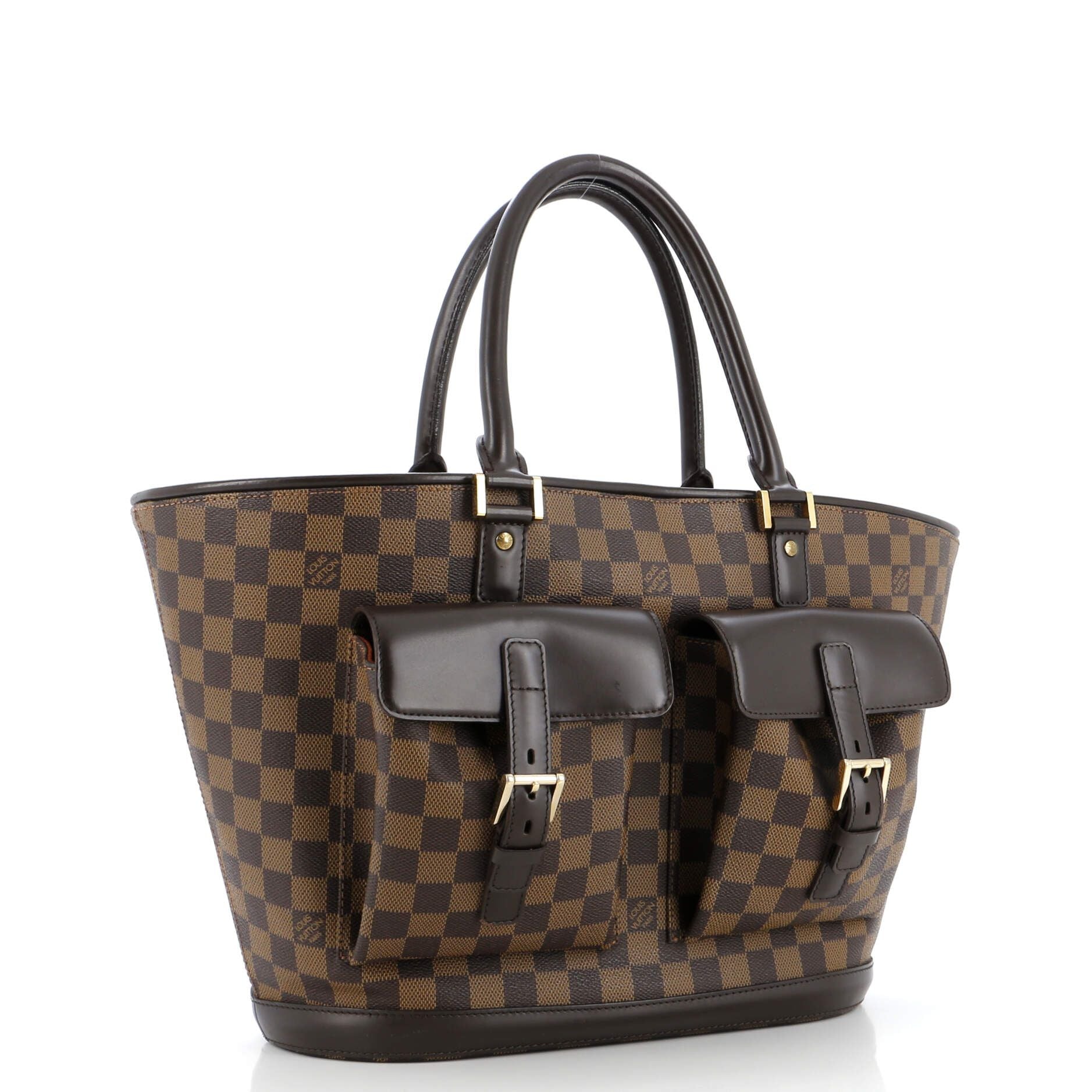 Louis Vuitton Manosque Handbag Damier Gm