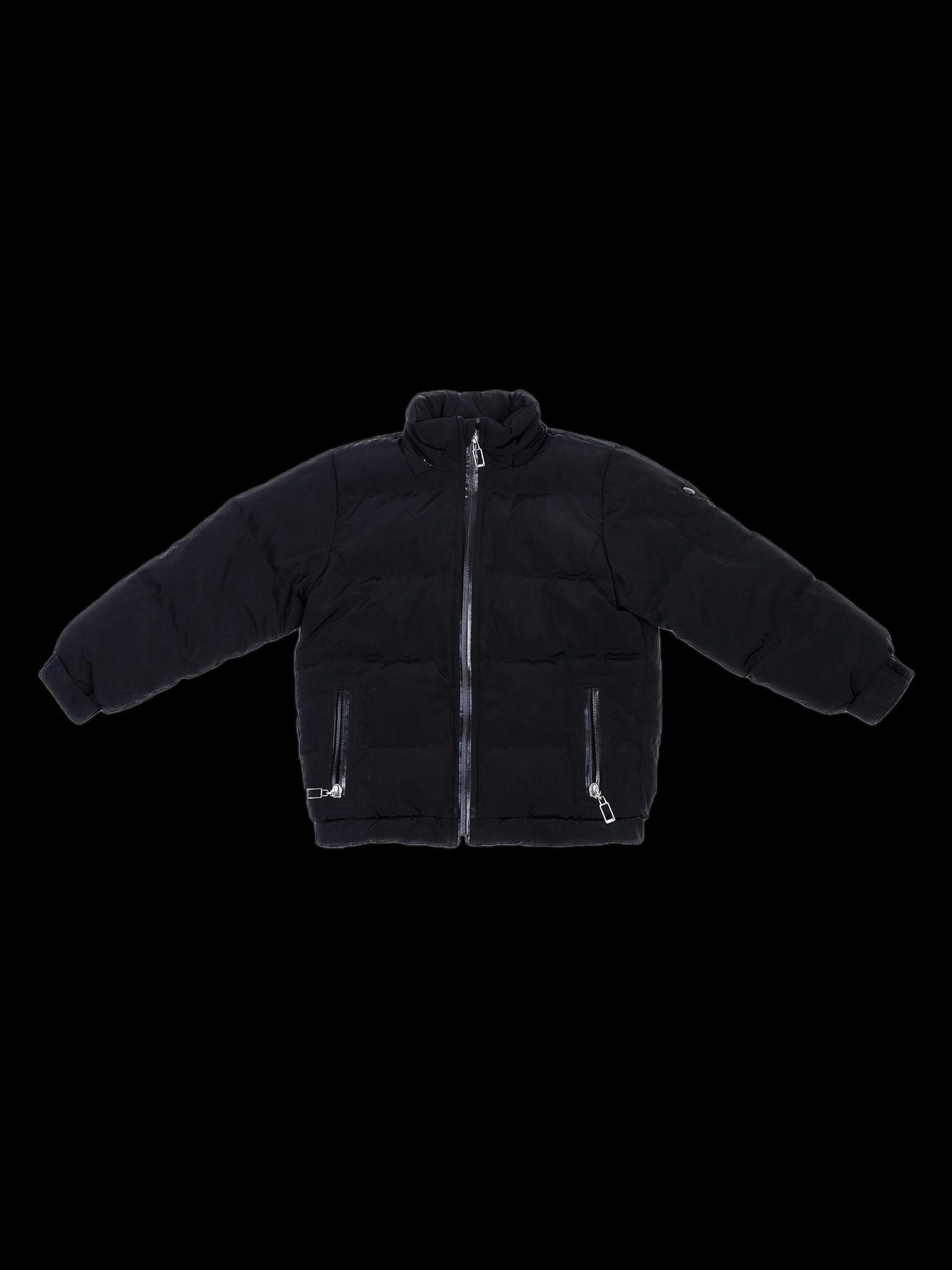 Excellent Dior Black Polyester Puffer Jacket for Kids Size M