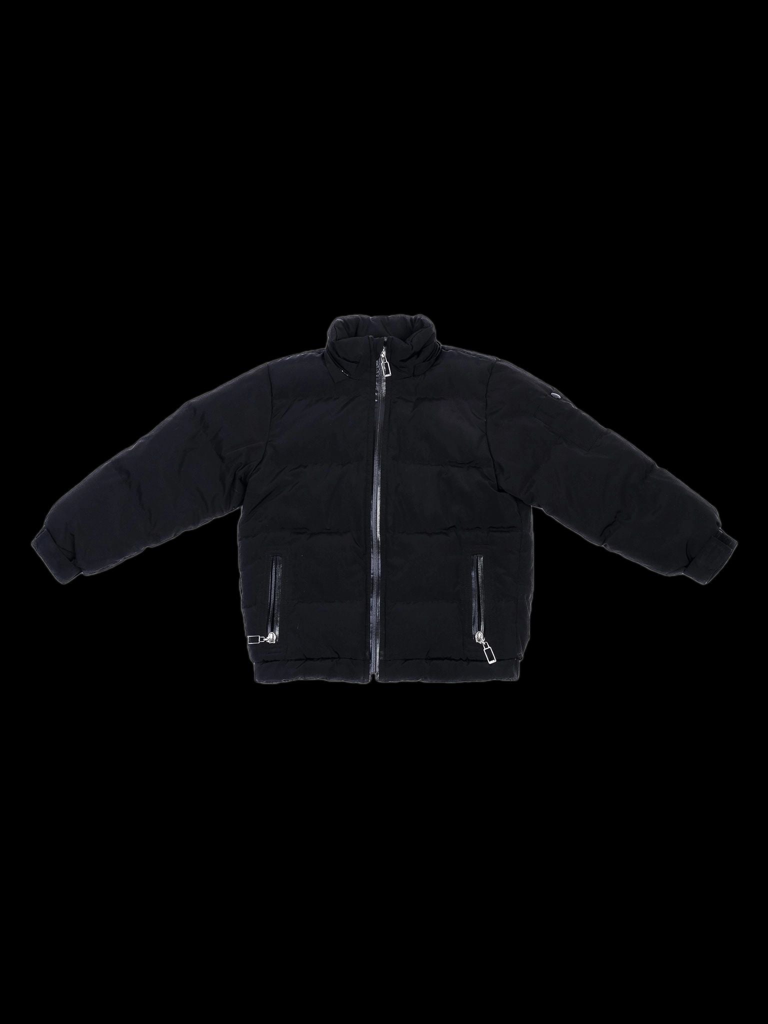 Excellent Dior Black Polyester Puffer Jacket for Kids Size M