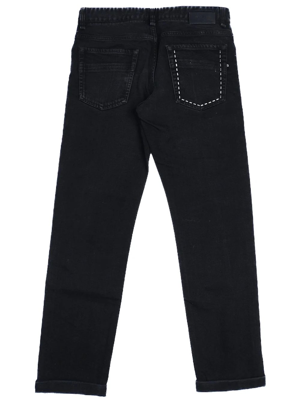 Excellent Fendi Black Cotton Jeans for Men