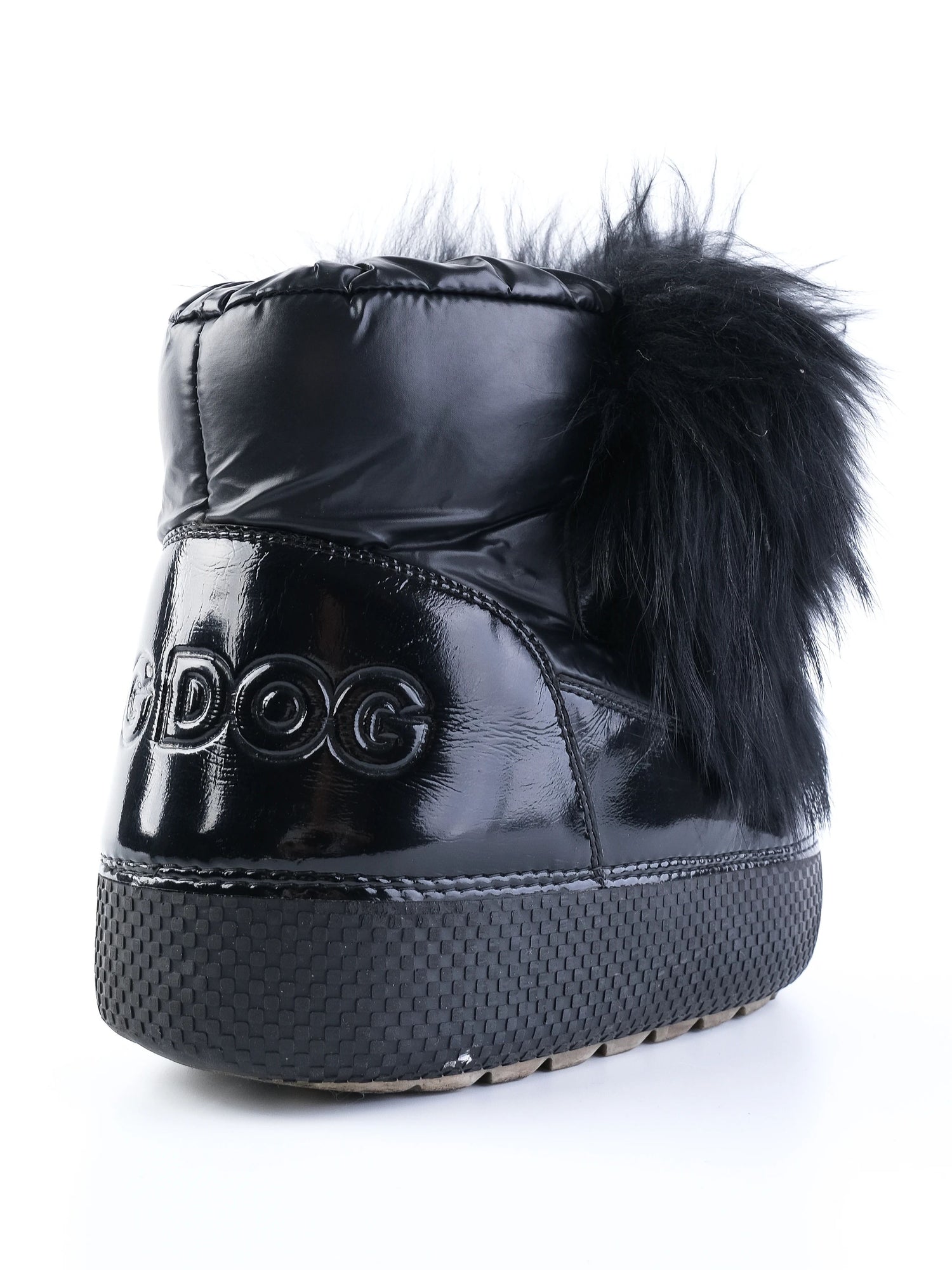 Excellent Jog Dog Kids Winter Boots Black Leather Size 34