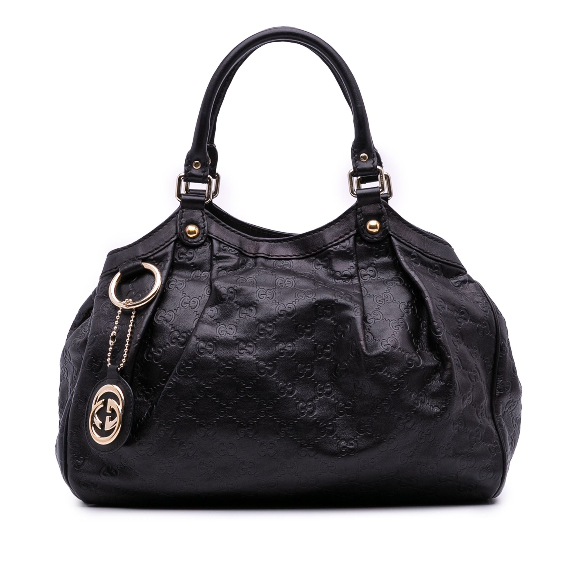 Gucci Medium Guccissima Sukey Tote Black