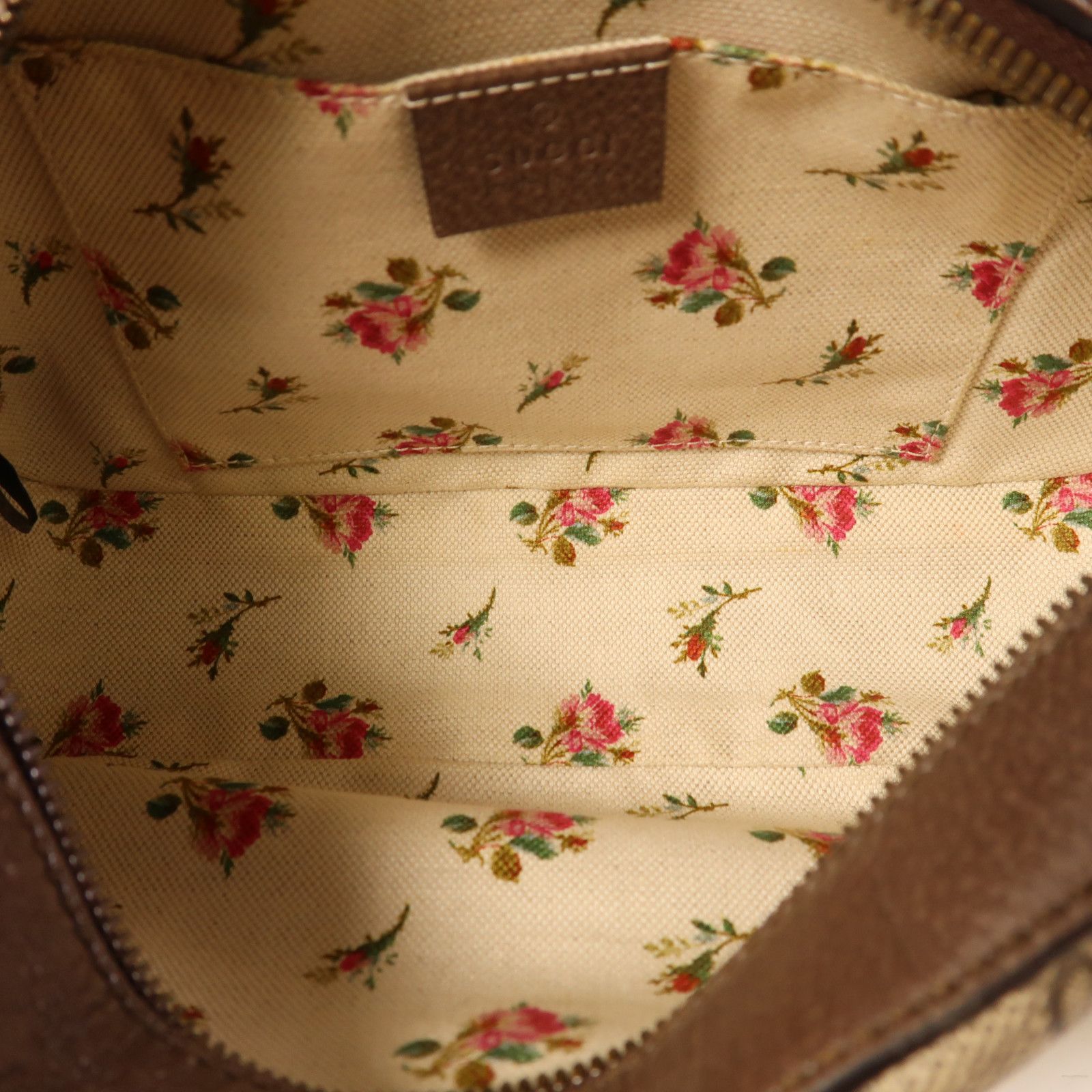 Gucci Painted Canvas Gg Supreme Messenger Gold Shoulder Bag Brown Beige/brown Pvc Coated Canvas 476466