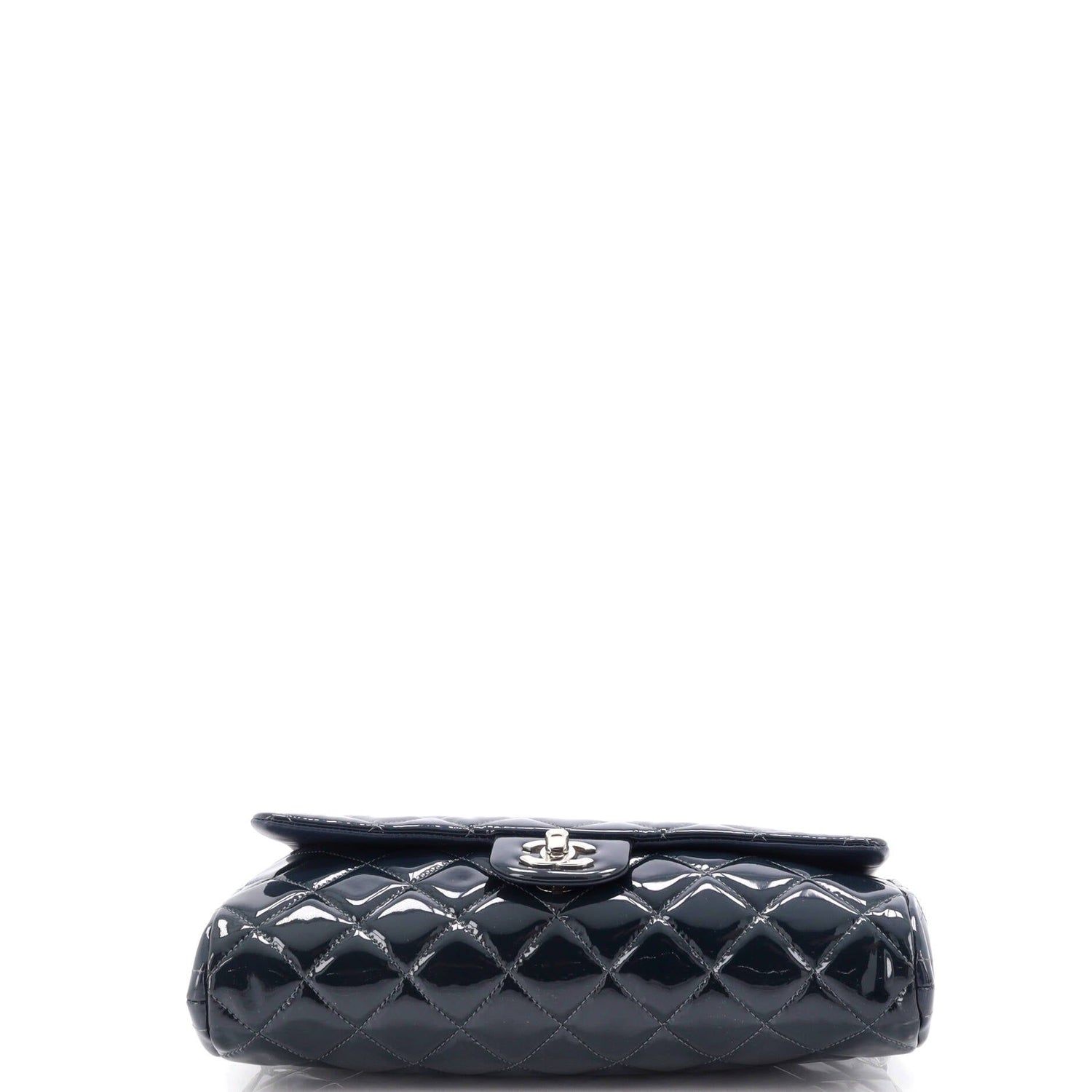 Chanel Clutch With Chain Quilted Patent
