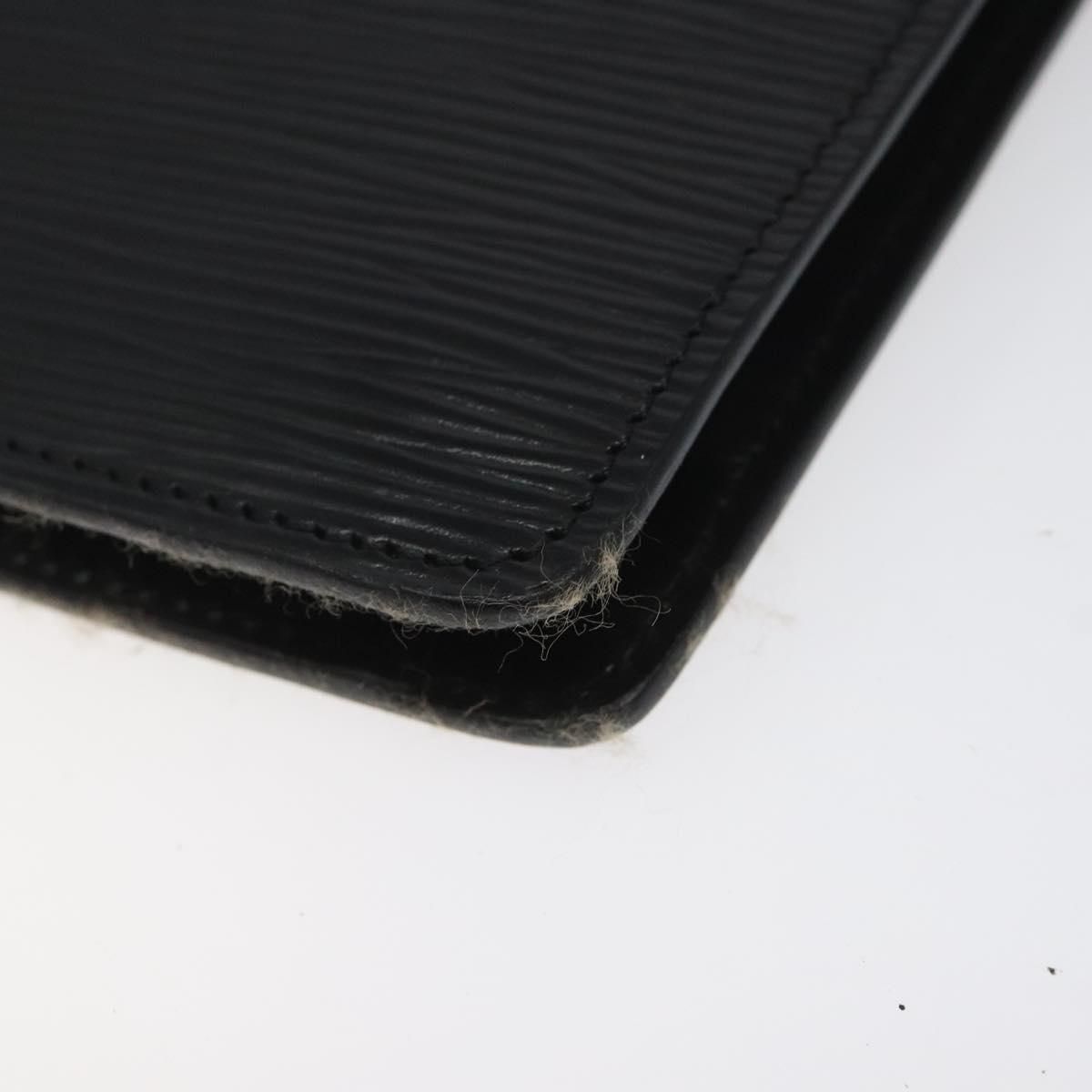 Louis Vuitton Epi Montaigne 27 Clutch Bag Black M 52652 Lv Auth