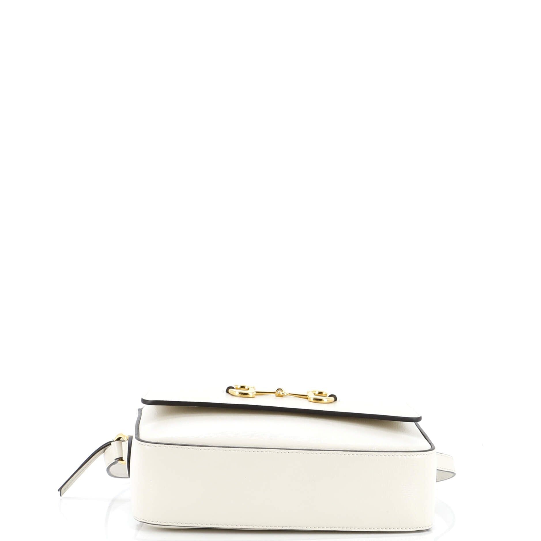 Gucci Horsebit 1955 Flap Pocket Camera Bag Leather Small