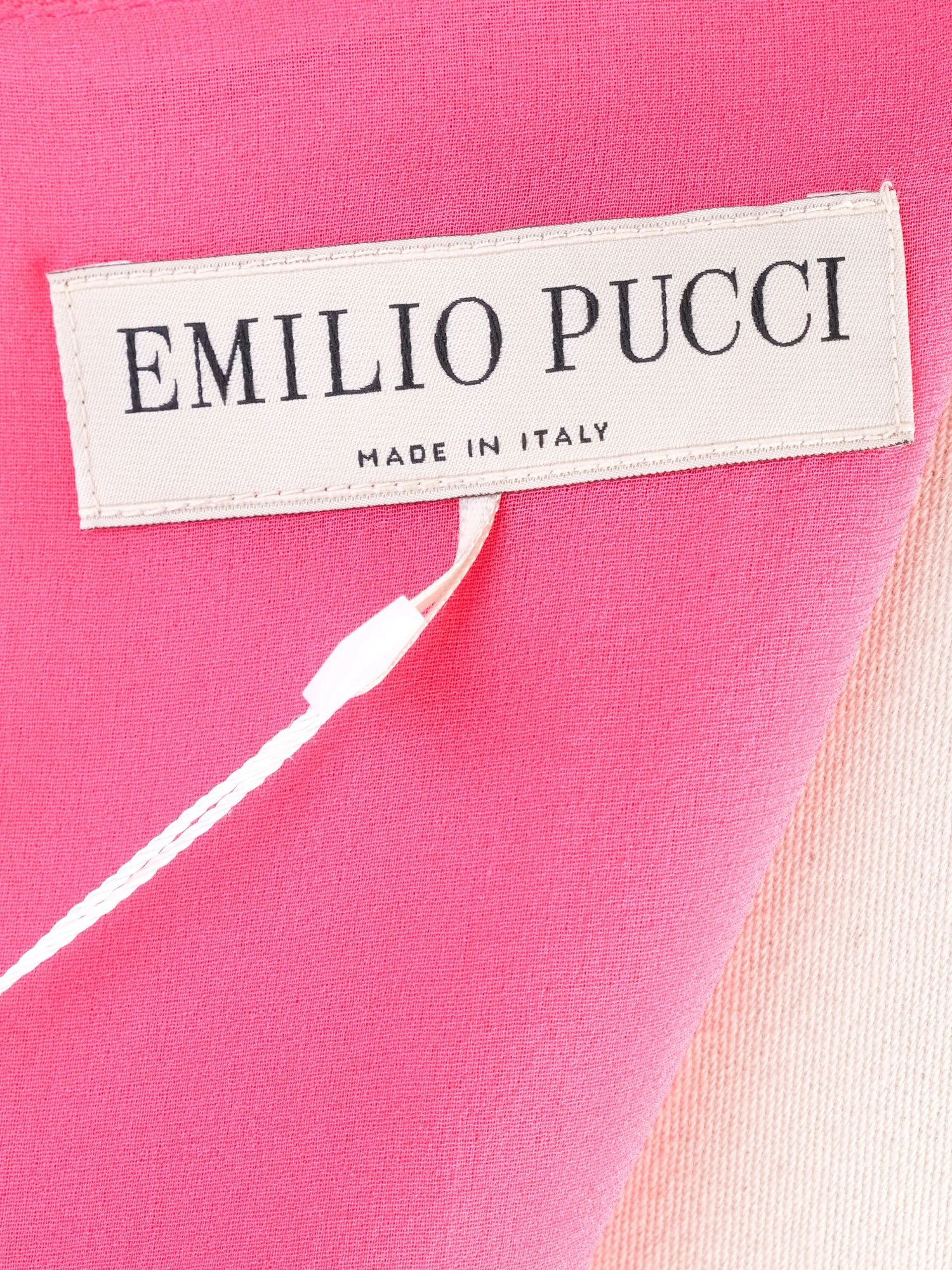 Excellent Emilio Pucci Pink Wool Dress Size M Peplum Style