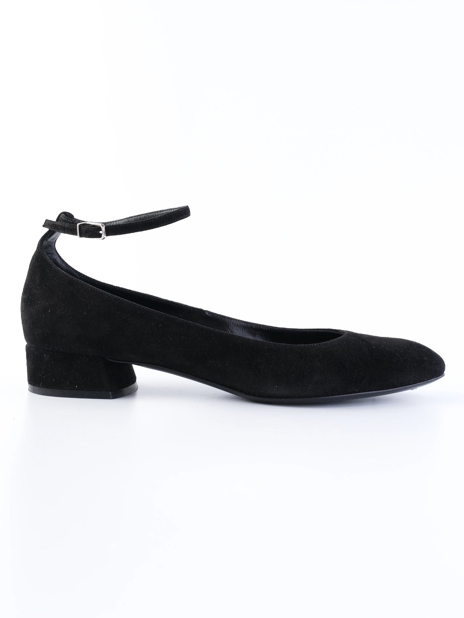 Excellent Casadei Black Genuine Suede Heels Size 36.5