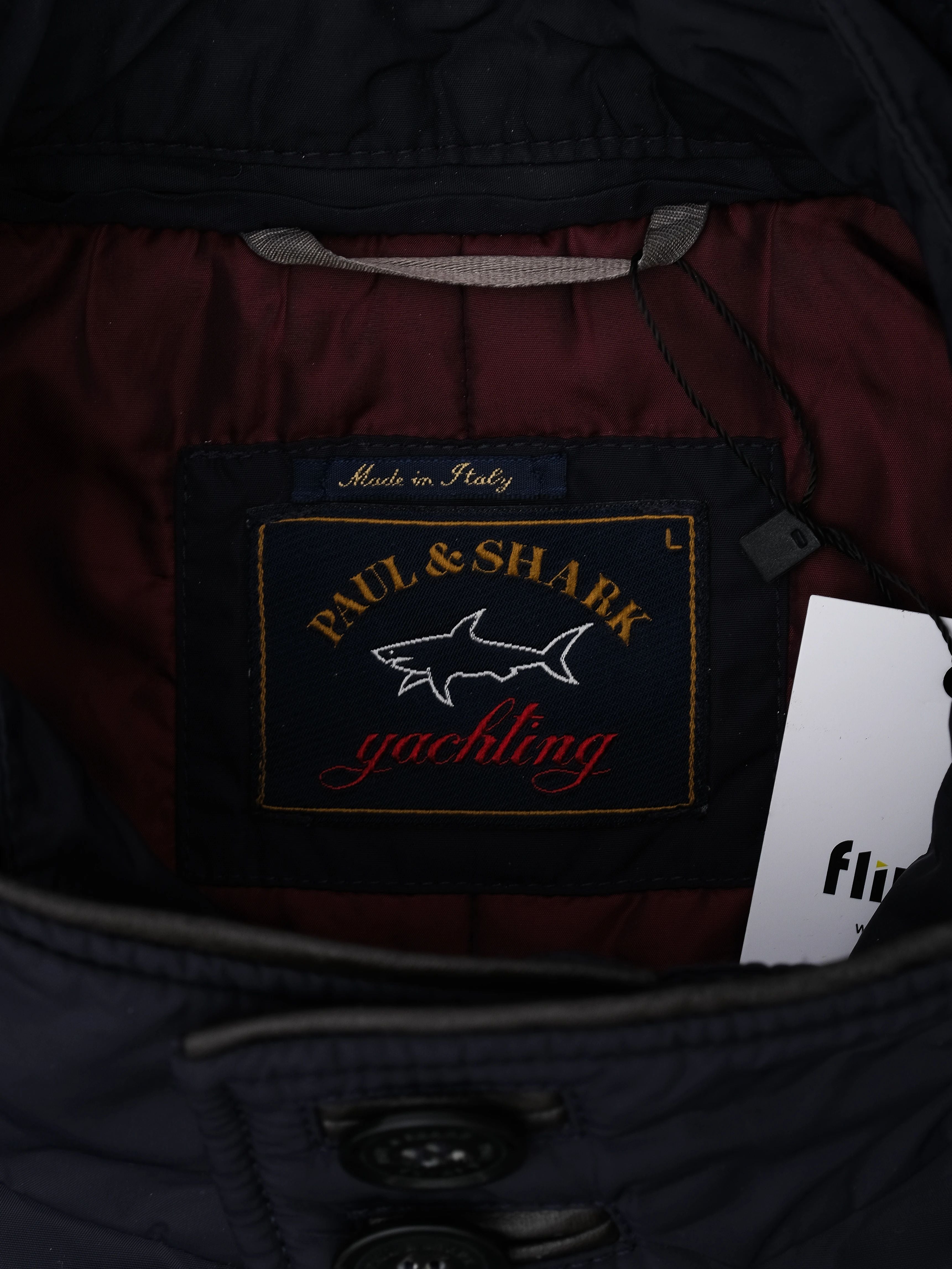 Excellent Paul&Shark Blue Nylon Jacket Size L for Men