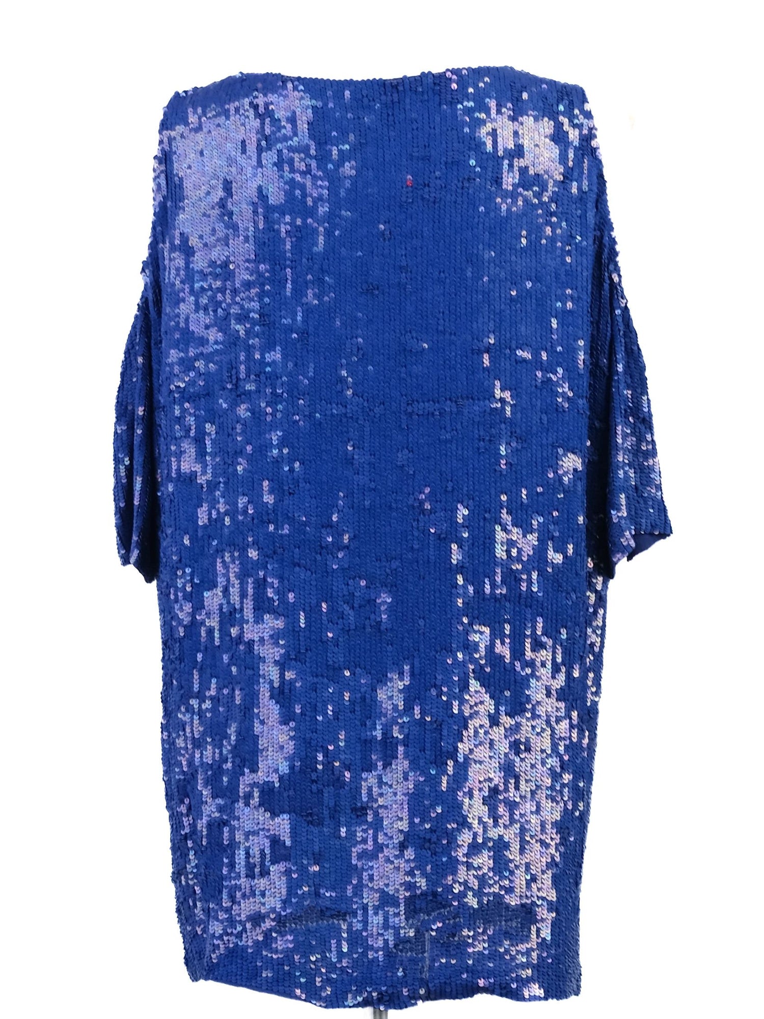 Excellent P.A.R.O.S.H. Blue Sequin Top Women&