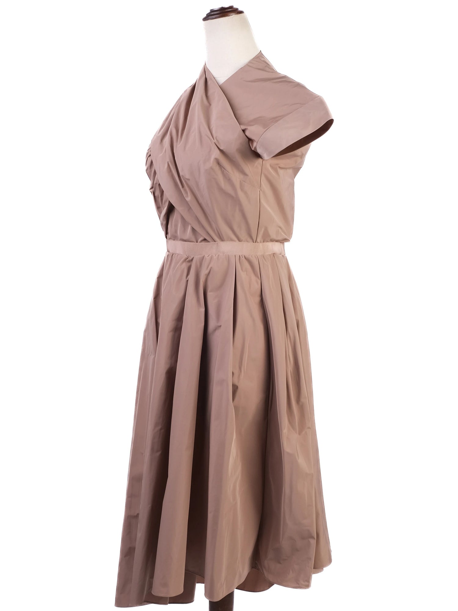 Excellent Carven White Asymmetrical Dress Women Polyester Size N/A