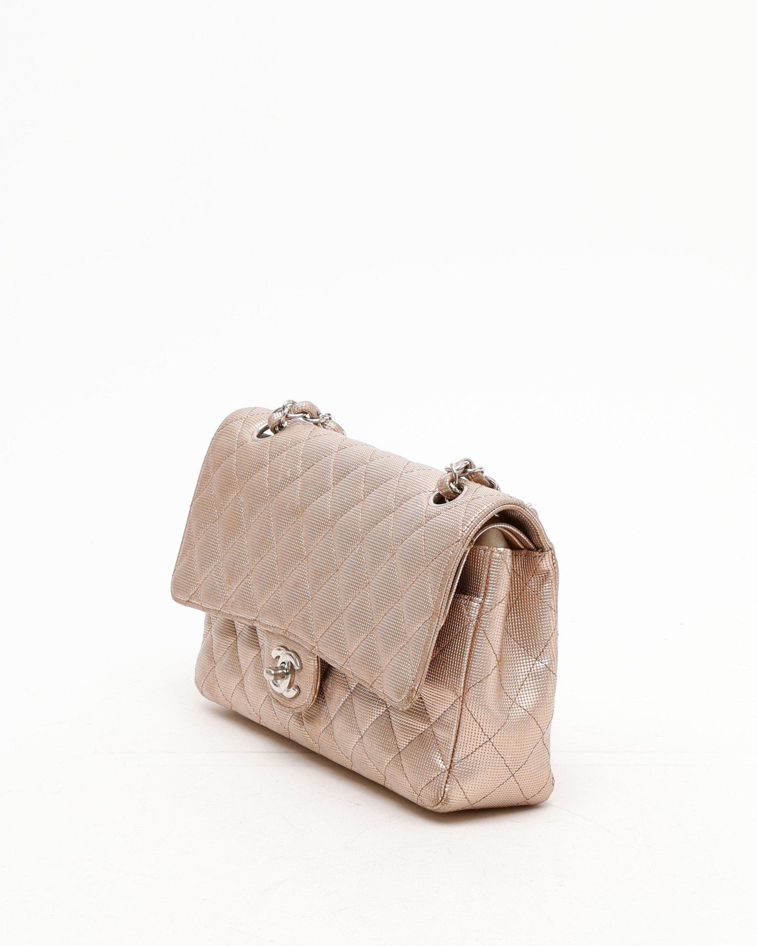 Chanel Classic Metallic Pixel Double Flap Bag