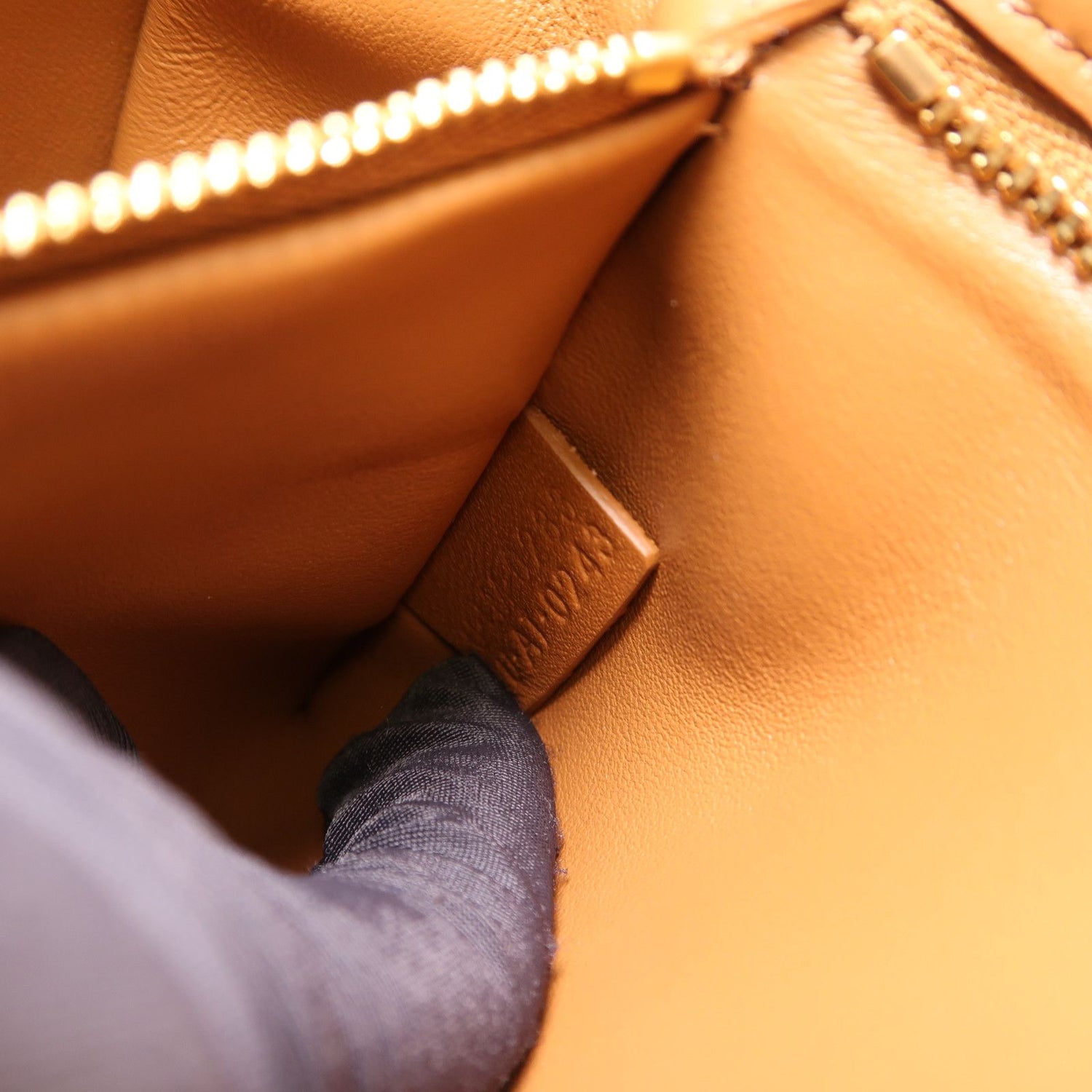 Celine Canvas Classique Triomphe Bag Gold Shoulder Bag Brown