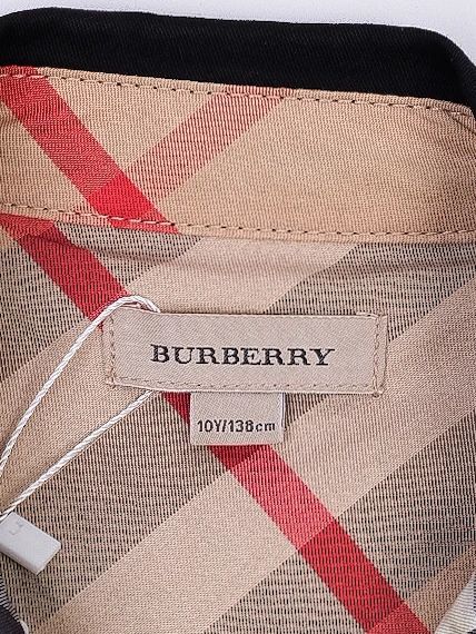 Excellent Burberry Black Cotton Sleeveless Trench Dress Size 10 for Kids