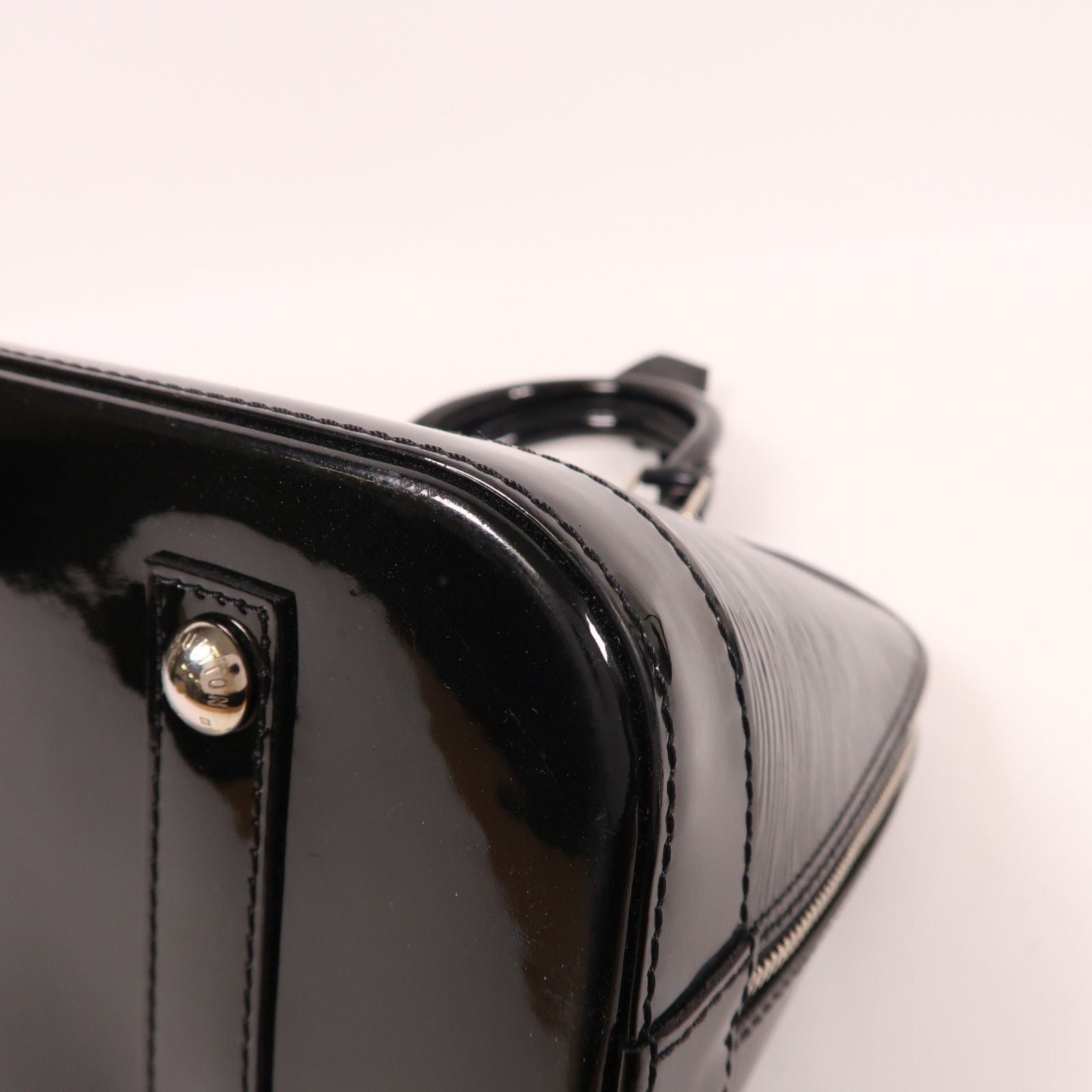 Louis Vuitton Epi Electric Alma Pm Ginpaku Handmade Bag Black Handbag M 4032n