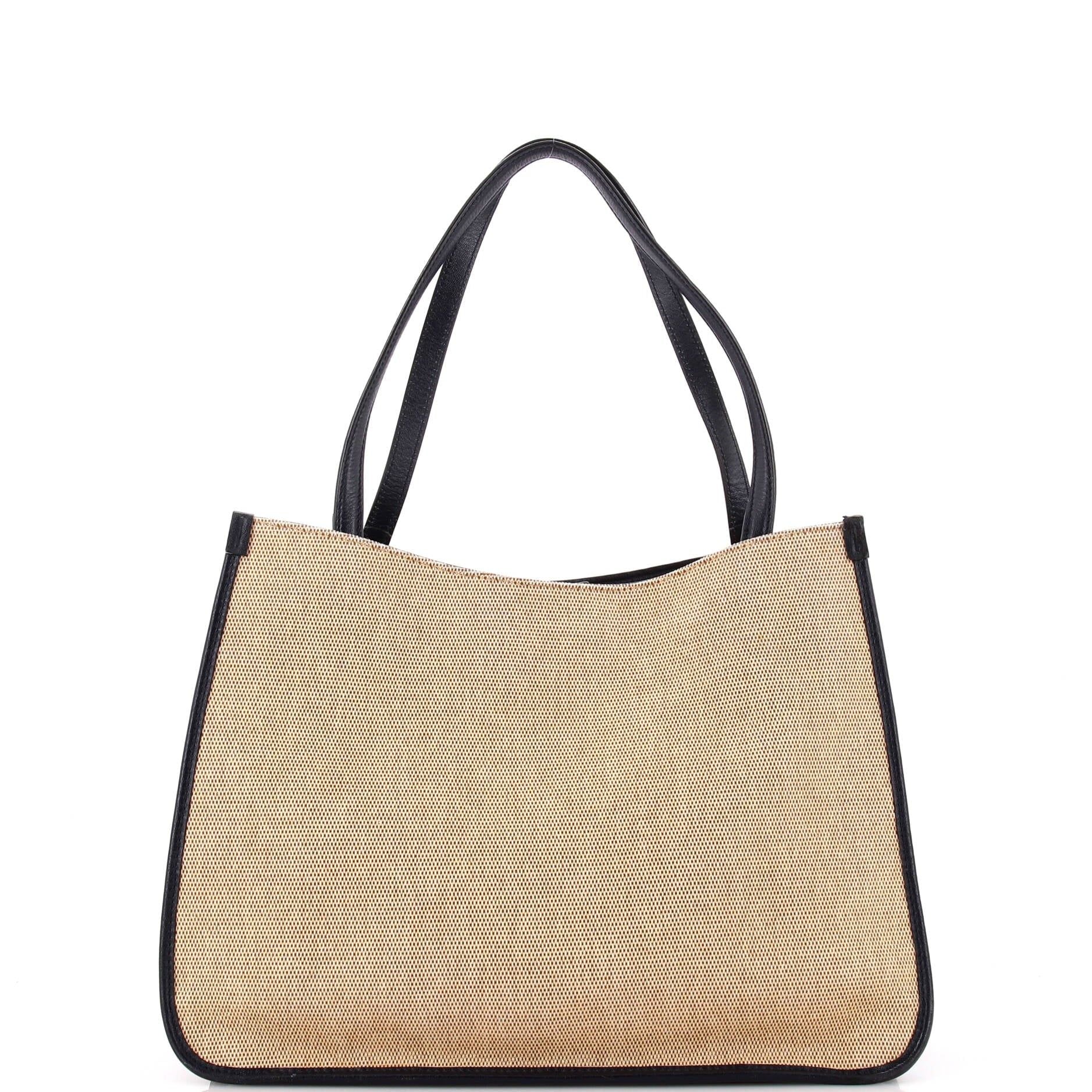 Gucci Horsebit 1955 Tote Canvas And Leather Medium