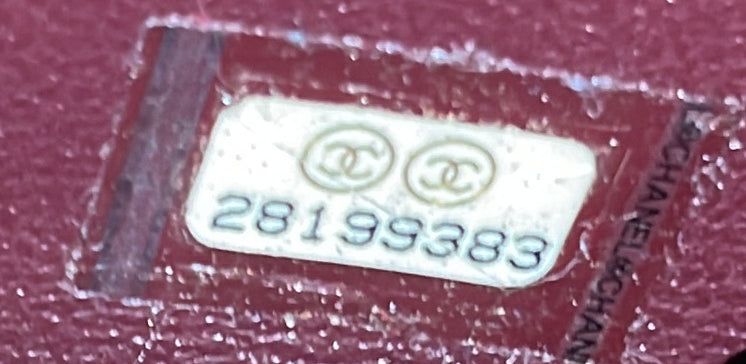 Chanel Egyptian Amulet Top Handle Camera Case Quilted Metallic Caviar With Rainbow Hardware