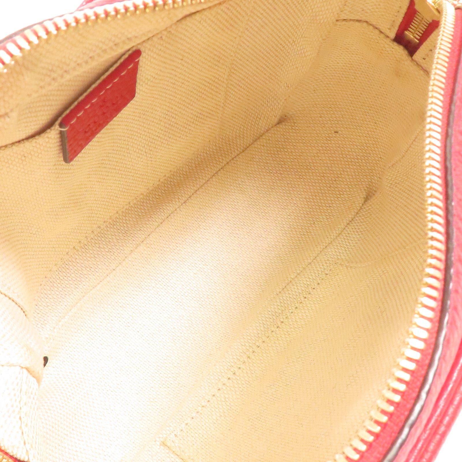 Gucci Leather Soho Disco Shoulder Bag Red Leather 308364