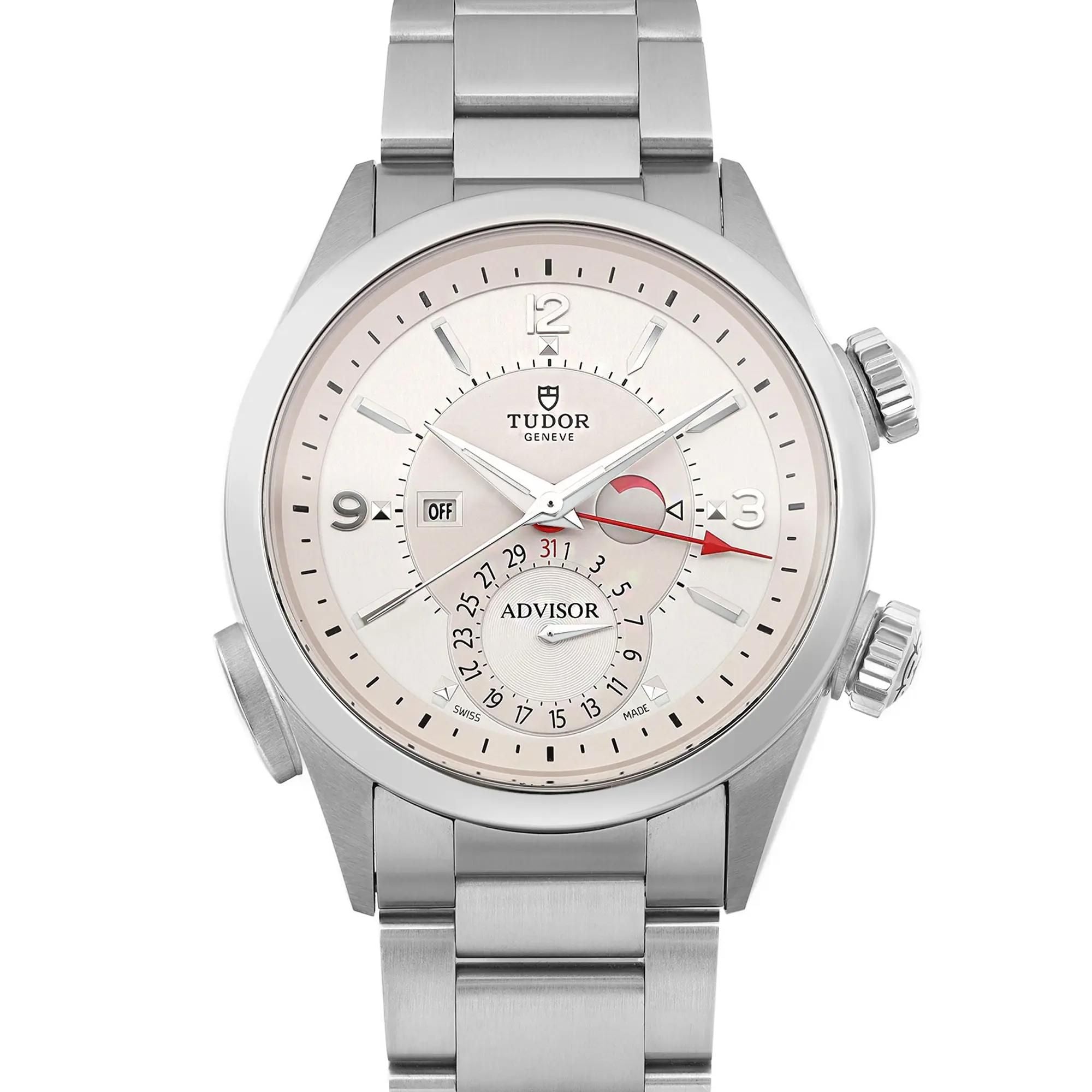 Tudor Heritage Advisor 42mm Steel Silver Dial Men Automatic Watch 79620T-95740
