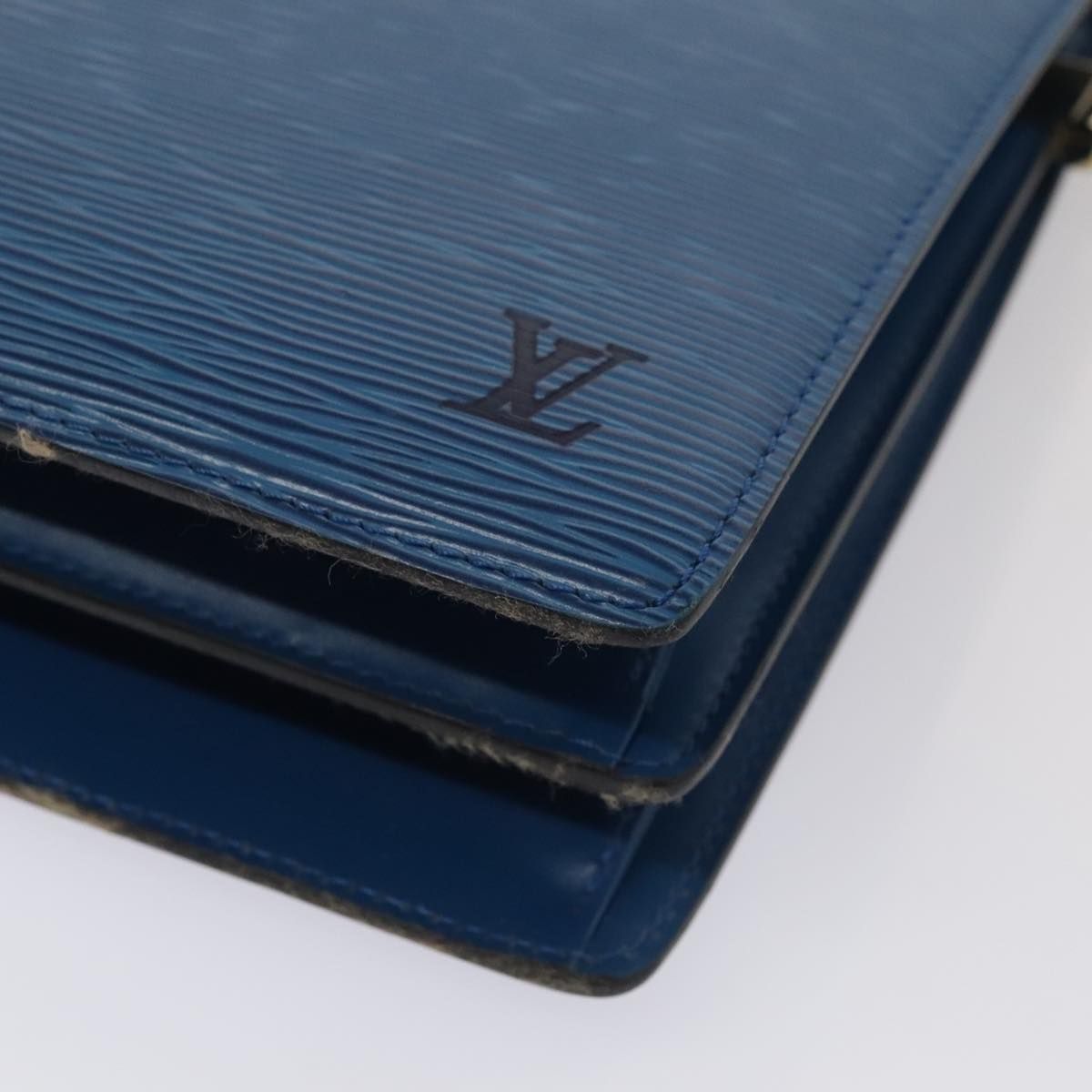 Louis Vuitton Epi Capuchin Shoulder Bag Blue M 52345 Lv Auth