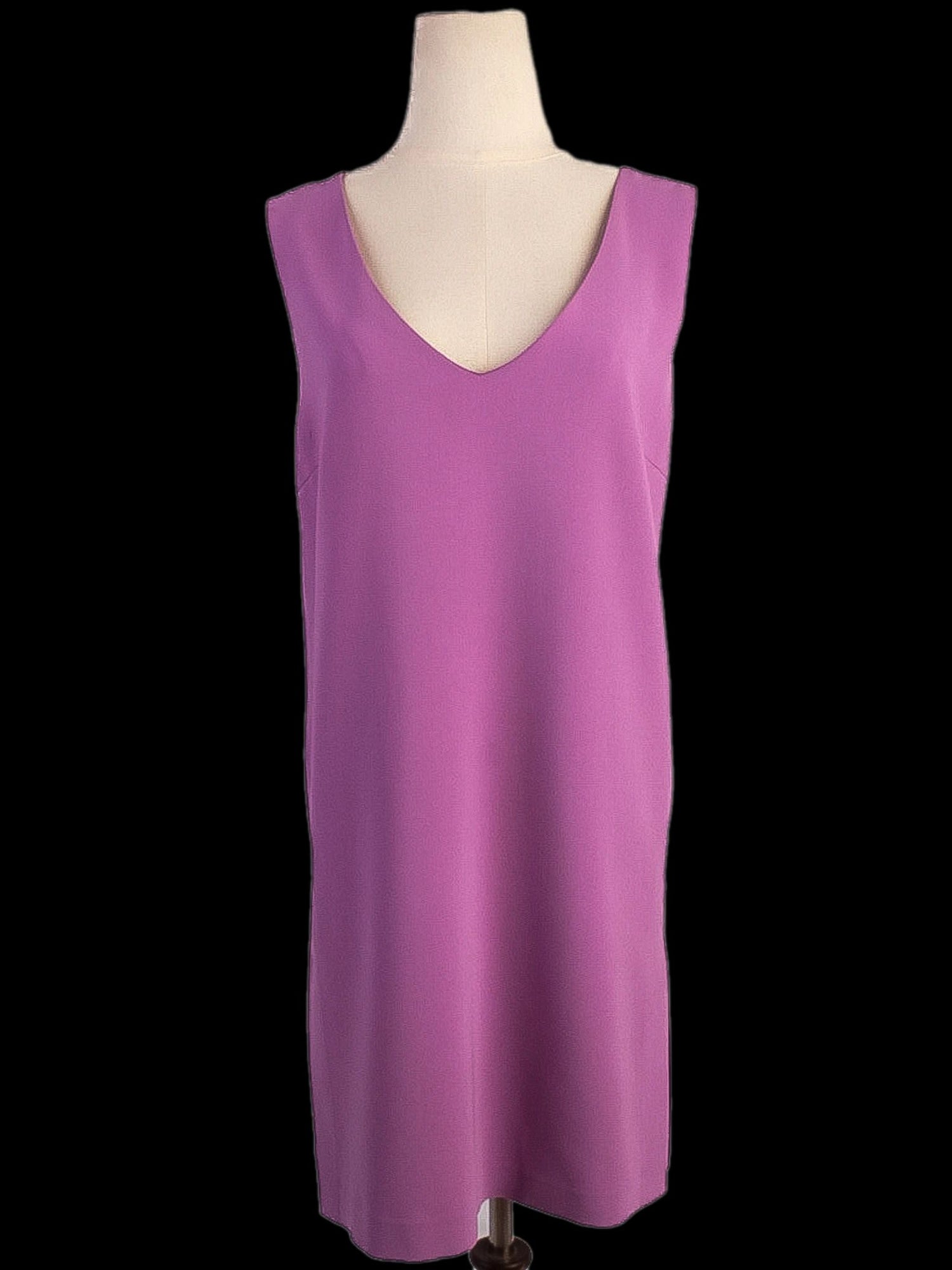 Excellent Robert Rodriguez Purple Sleeveless Dress Size M