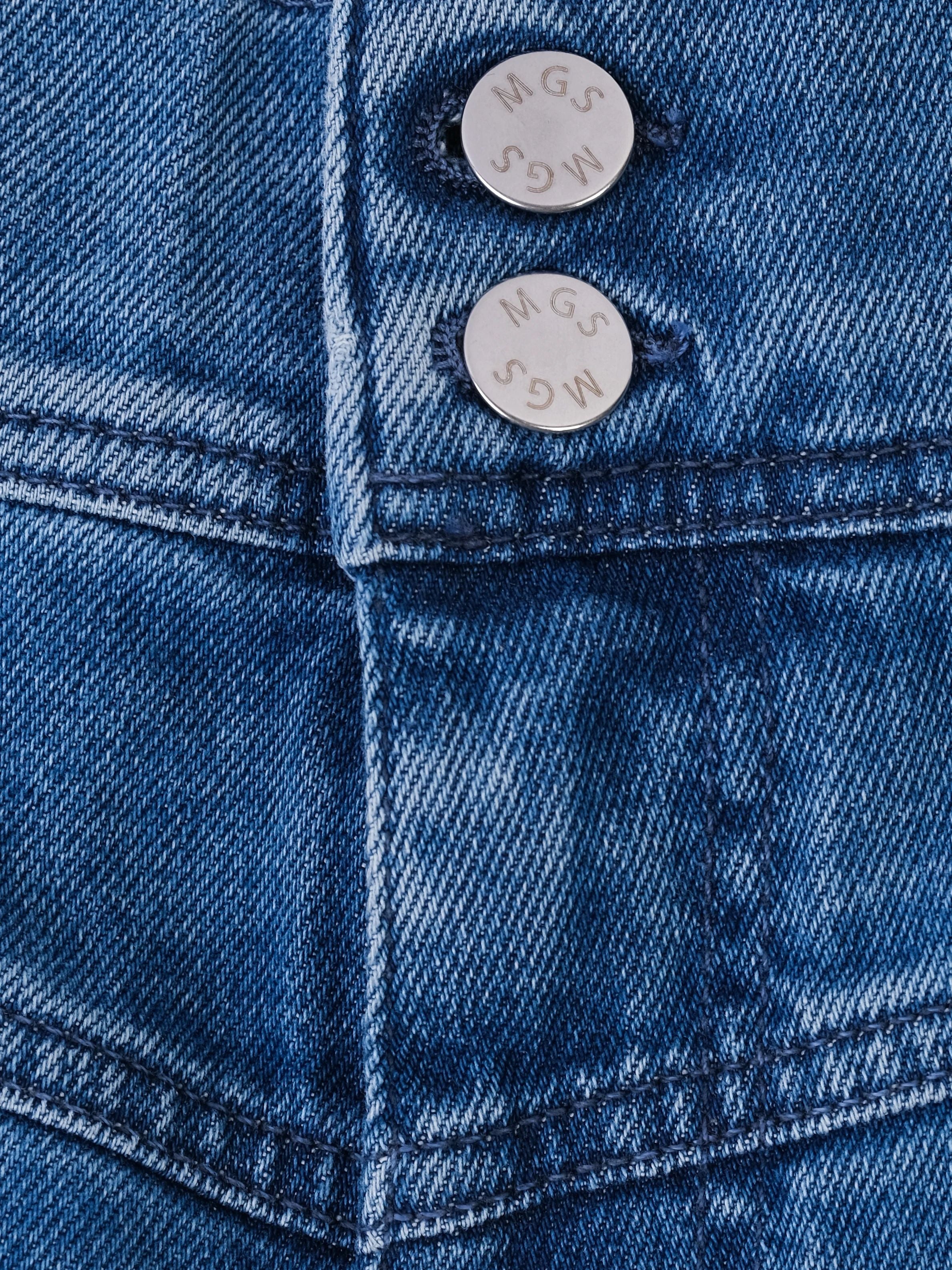 Excellent Maria Grazia Severi Blue Cotton Denim Jeans Size XL