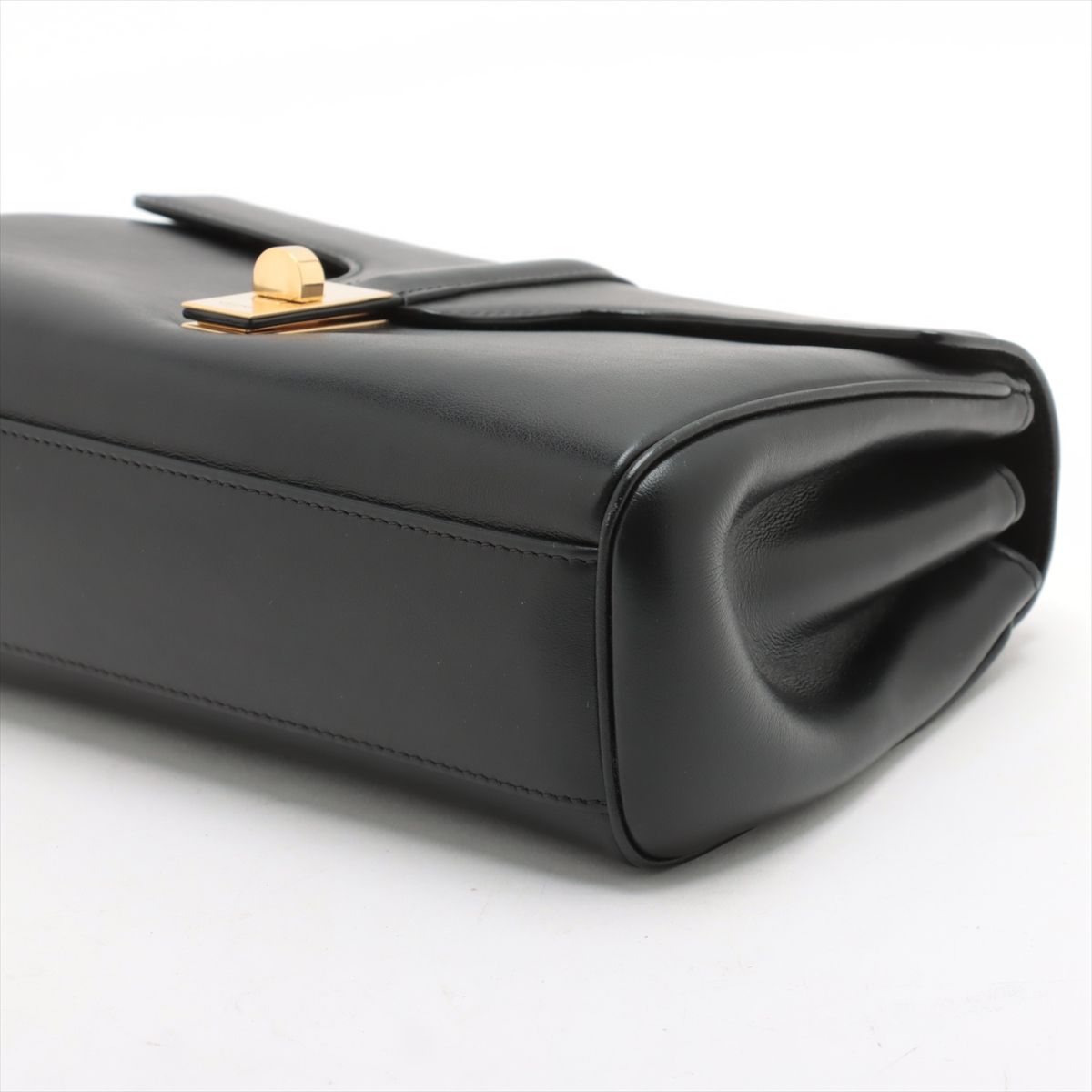 Celine Leather Shoulder Bag Black