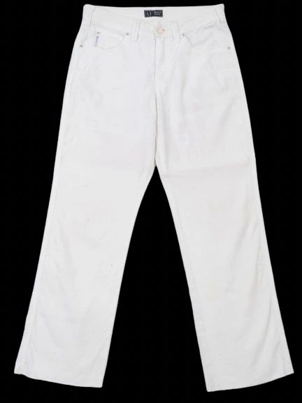 Excellent Armani Jeans White Cotton Size M Women&