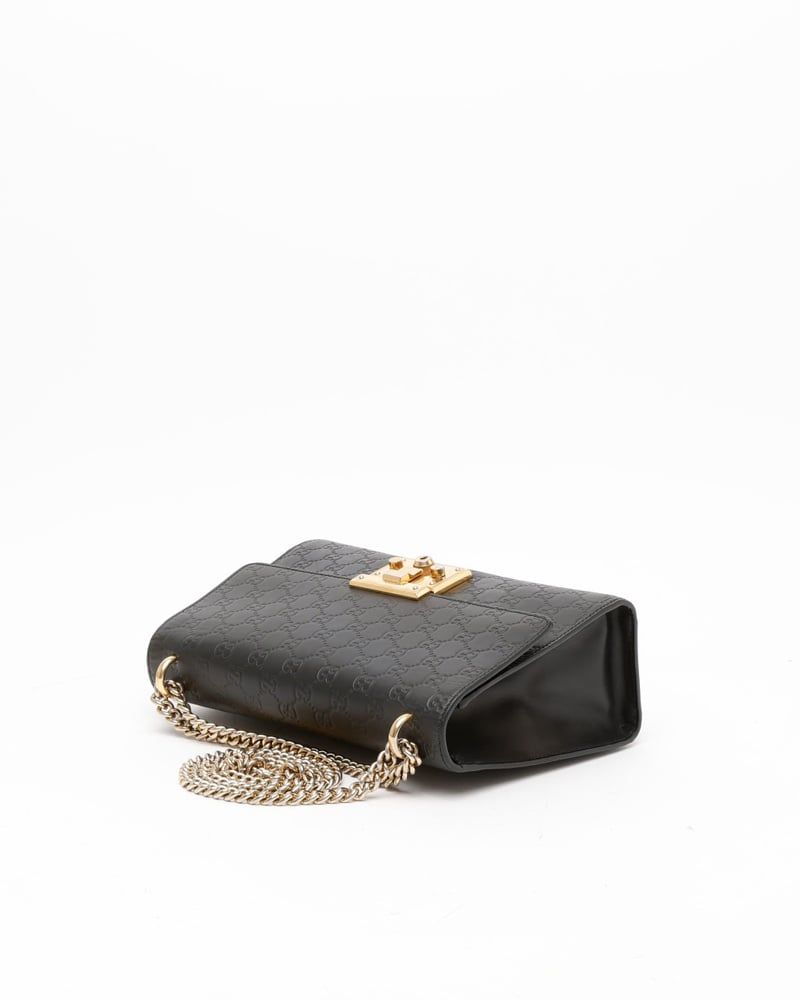 Gucci Medium Guccissima Padlock Bag