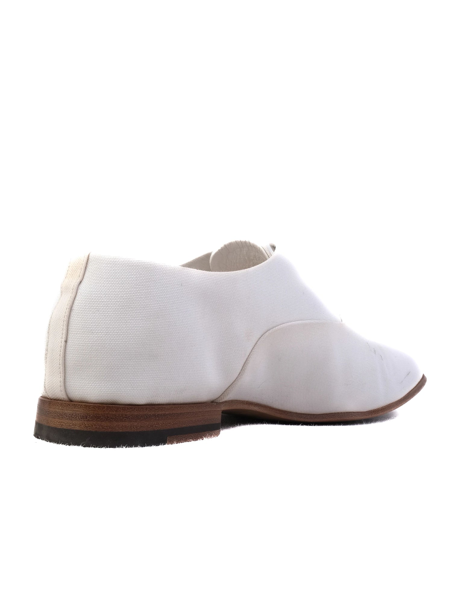 Excellent Prada White Leather Dress Shoes Size 41 for Men