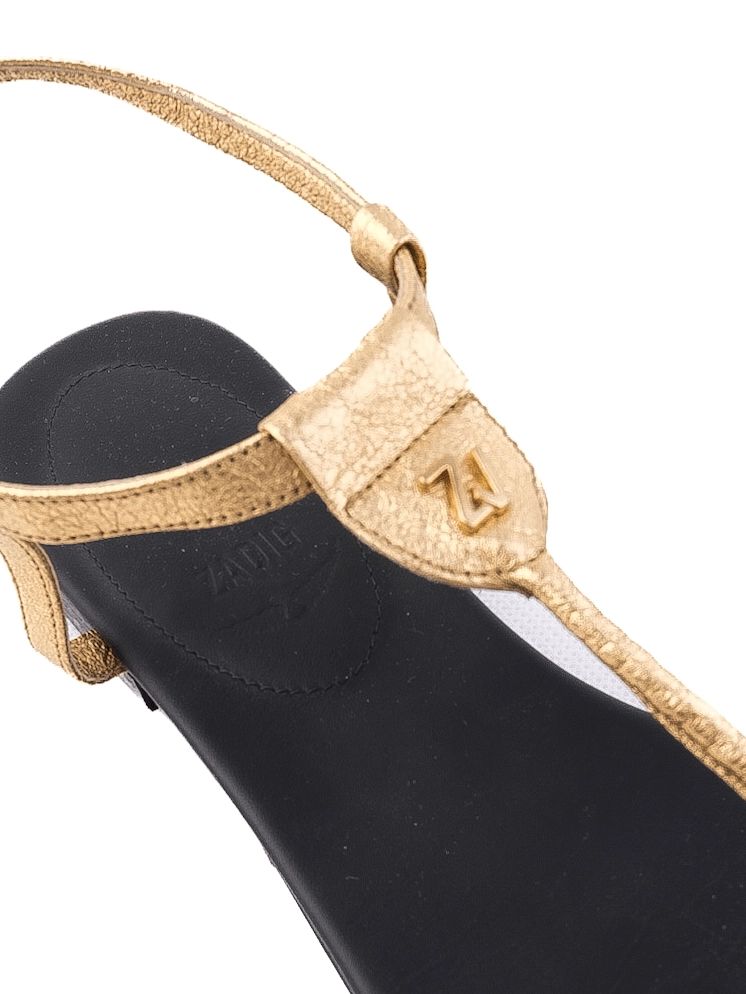 Excellent Zadig&Voltaire Yellow Leather Sandals Size 38
