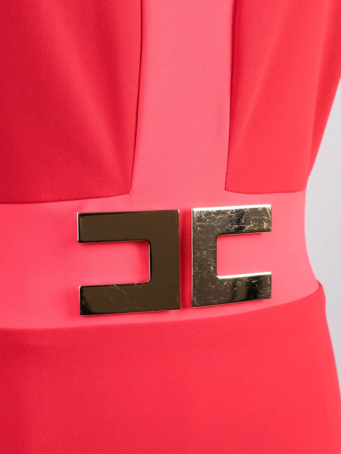 Excellent Elisabetta Franchi Pink Bodycon Dress Size S