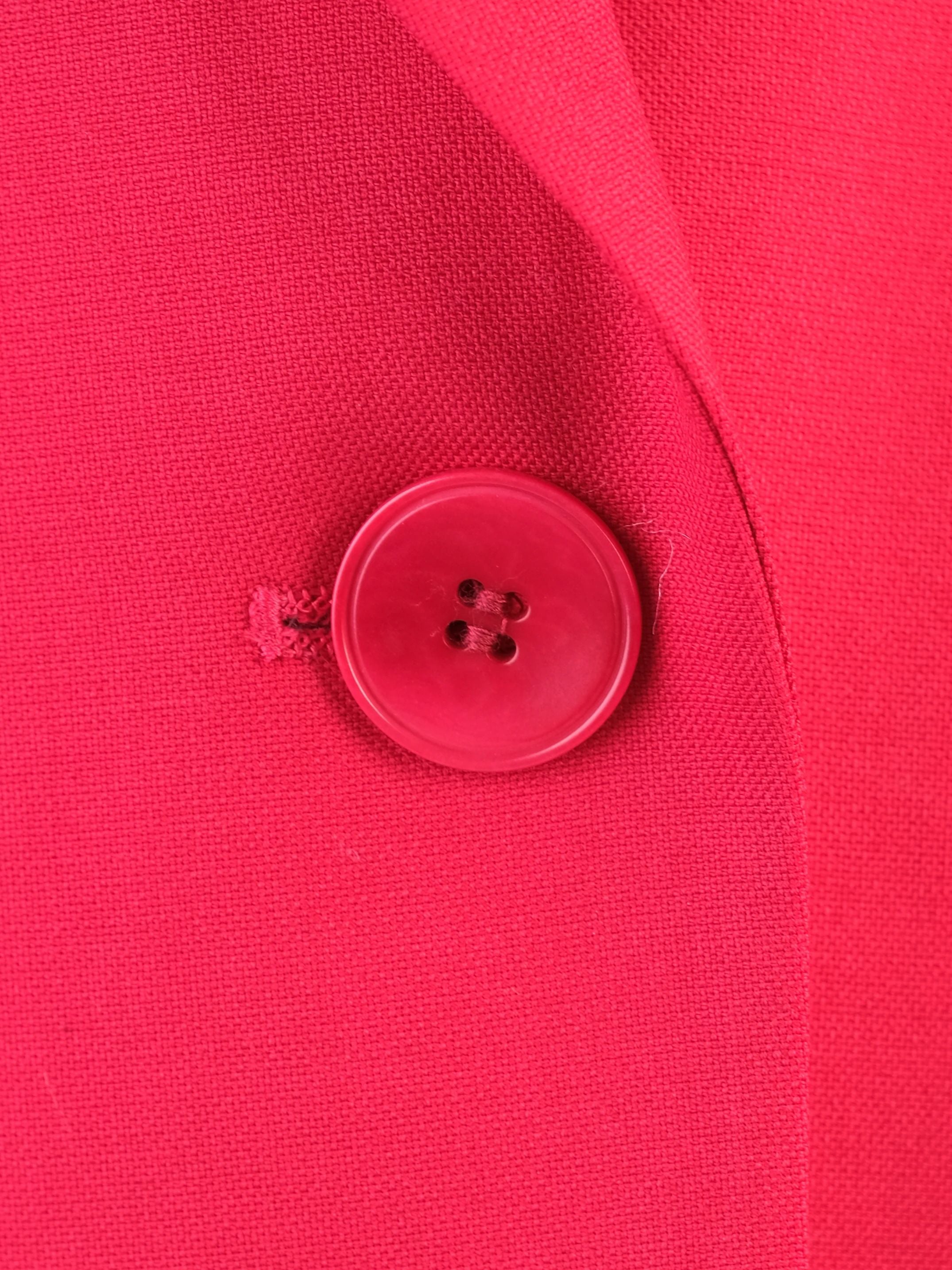 Excellent Reiss Red Wool Blazer Size L for Women