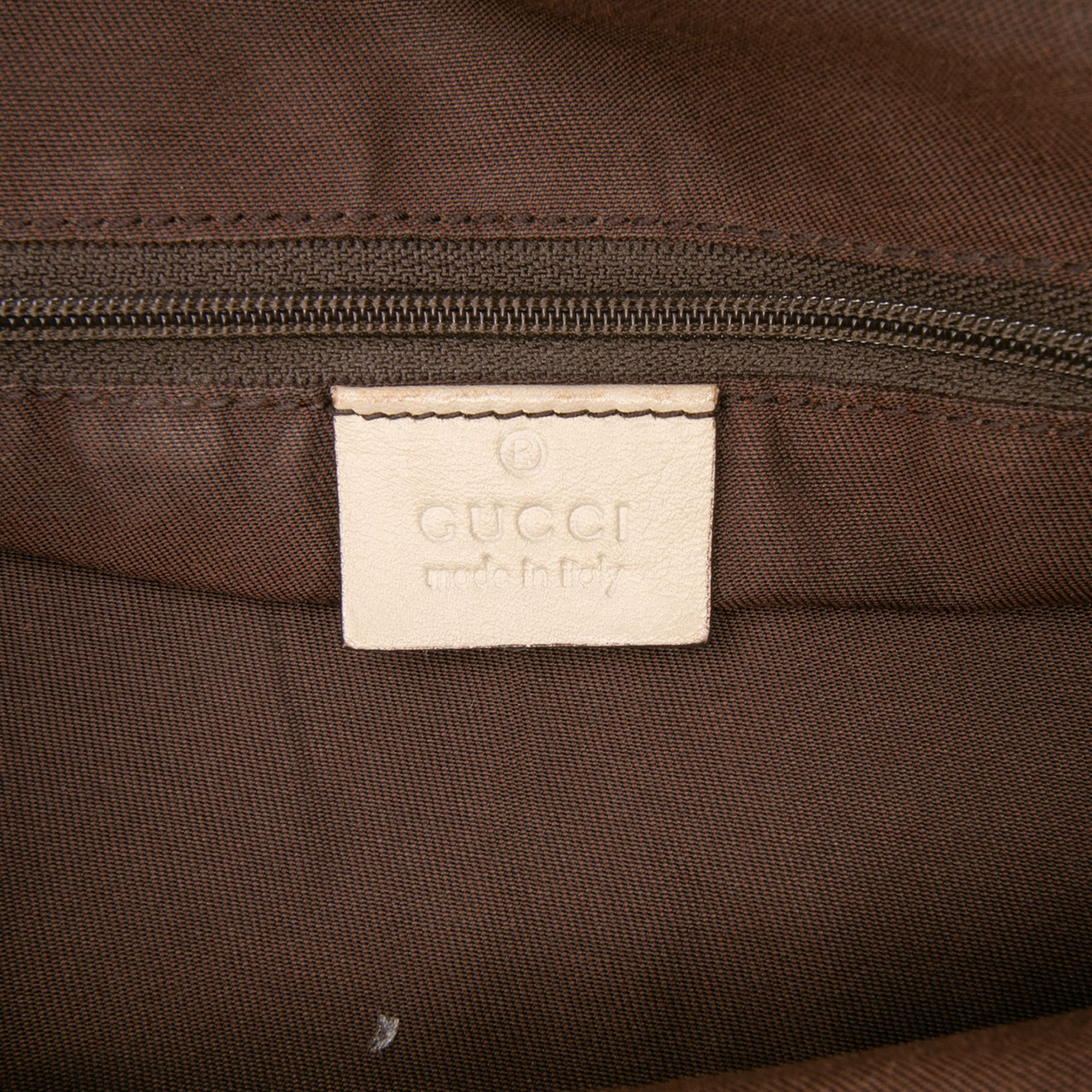 Gucci GG Canvas Sukey Satchel Brown