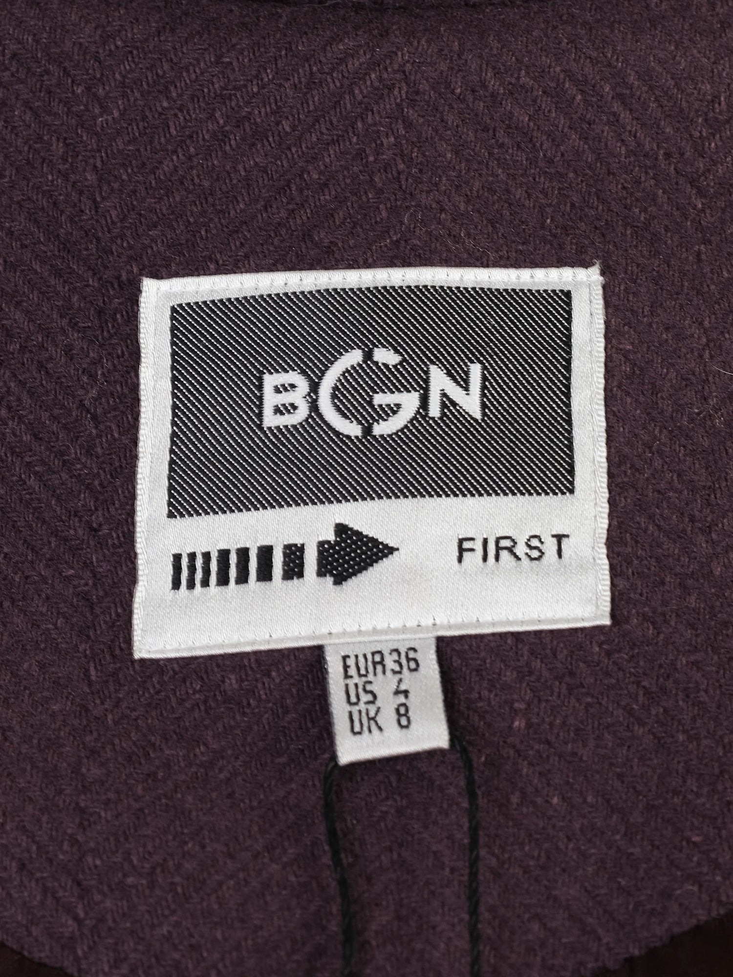 Excellent BGN First Purple Wool Women&