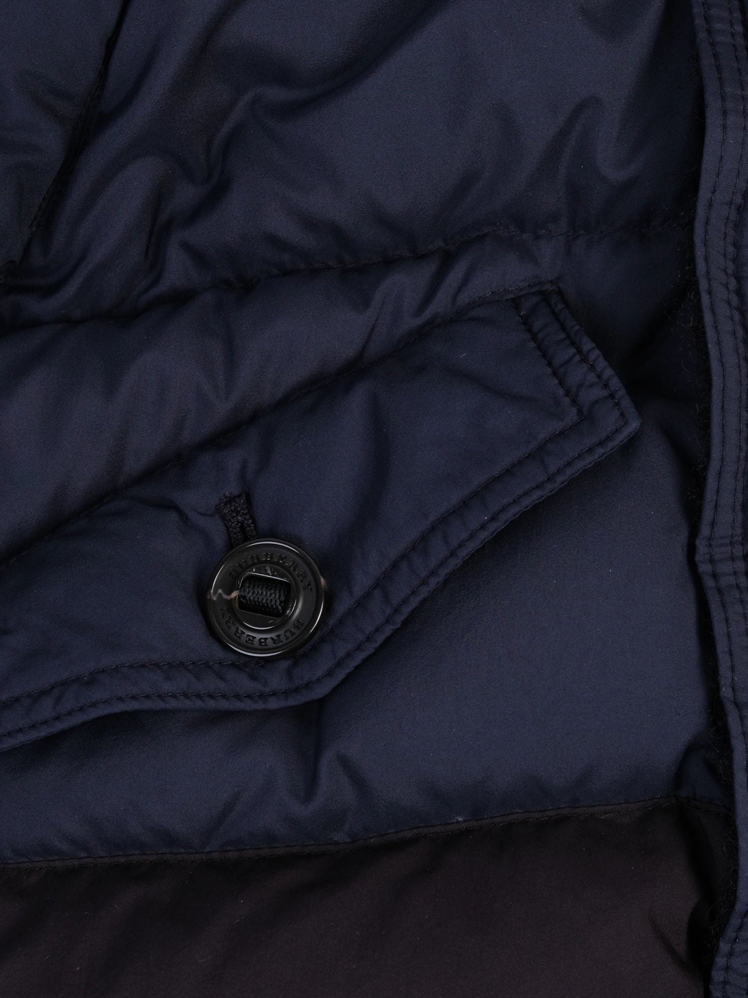 Excellent Burberry Blue Puffer Jacket for Kids Size 4
