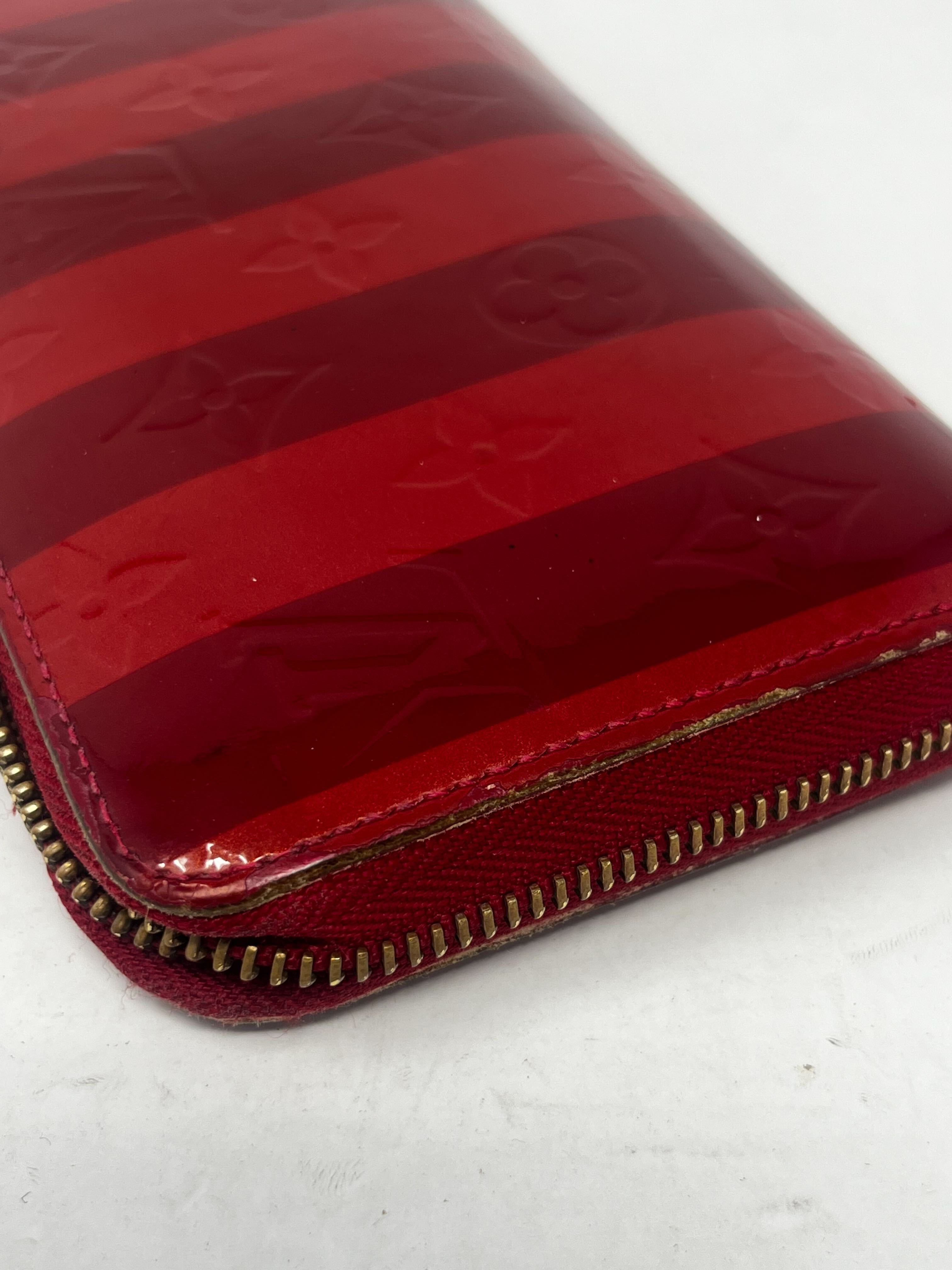 Louis Vuitton Zippy Wallet, Monogram Vernis Rayures