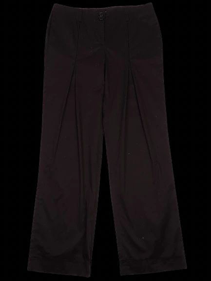 Excellent Moschino Black Cotton Pants Size L for Women