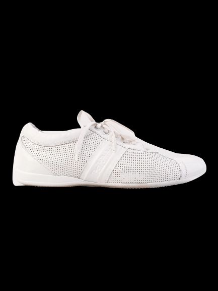 Excellent Baldinini White Textile Sneakers for Men