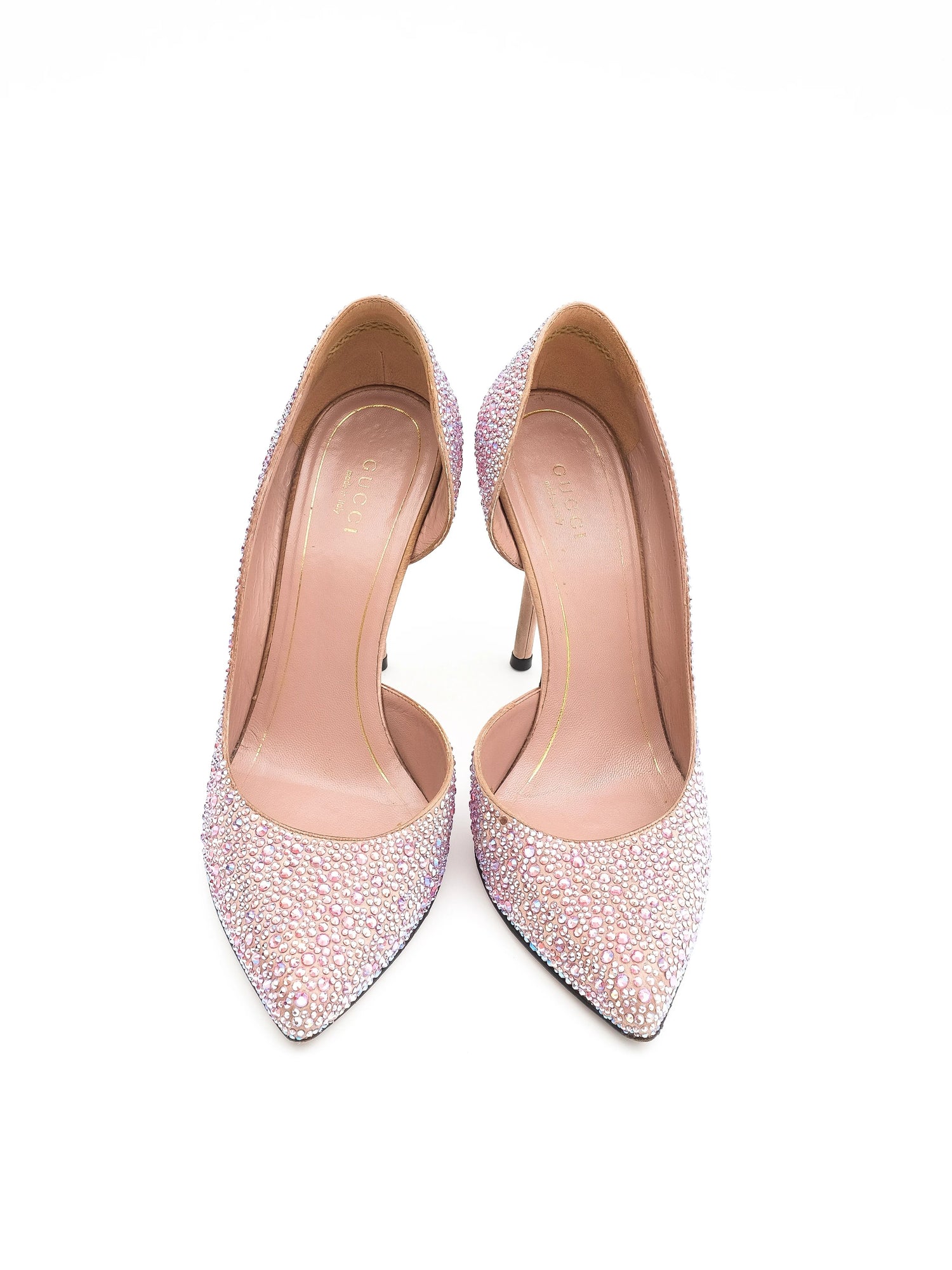 Excellent Gucci Pink High-Heeled Shoes Size 36.5 Stiletto